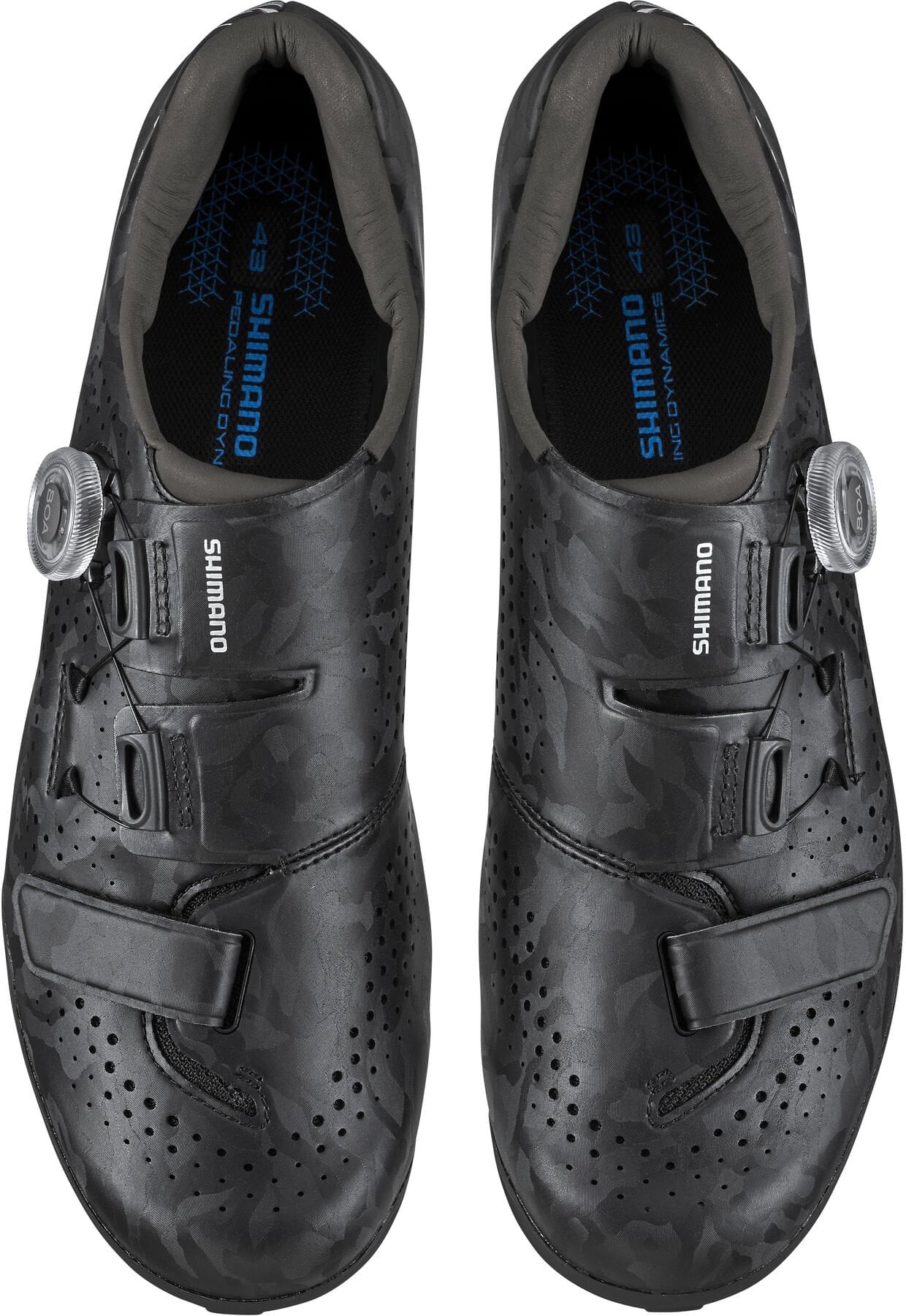 Shimano RX600 Mens Gravel Cycling Shoes - Black - Image 3