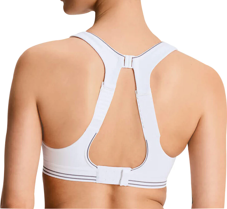 Shock Absorber Ultimate Run Womens Sports Bra - White - Image 2
