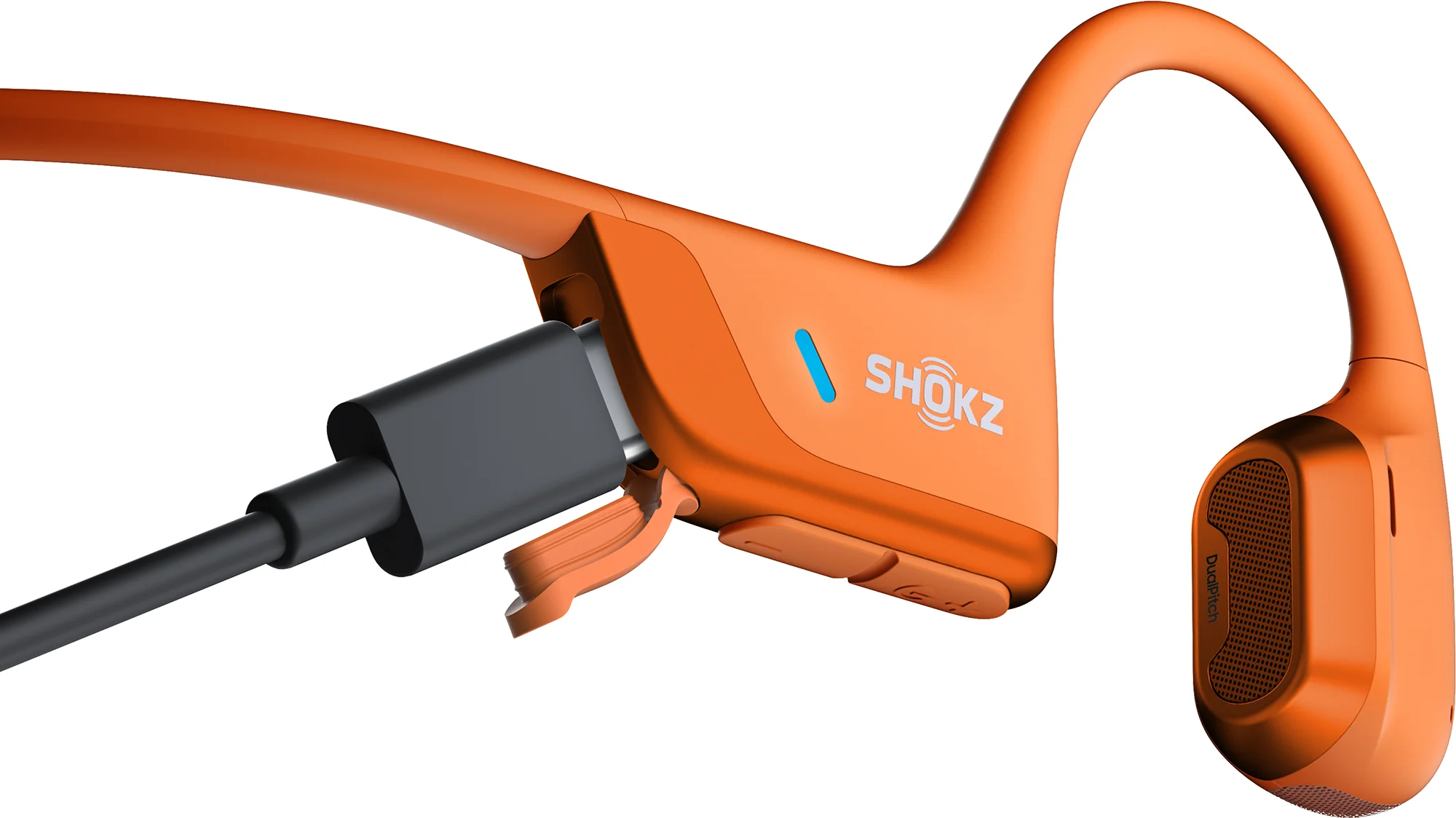 Shokz OpenRun Pro 2 Mini Wireless Bone Conduction Running Headphones - Orange - Image 5