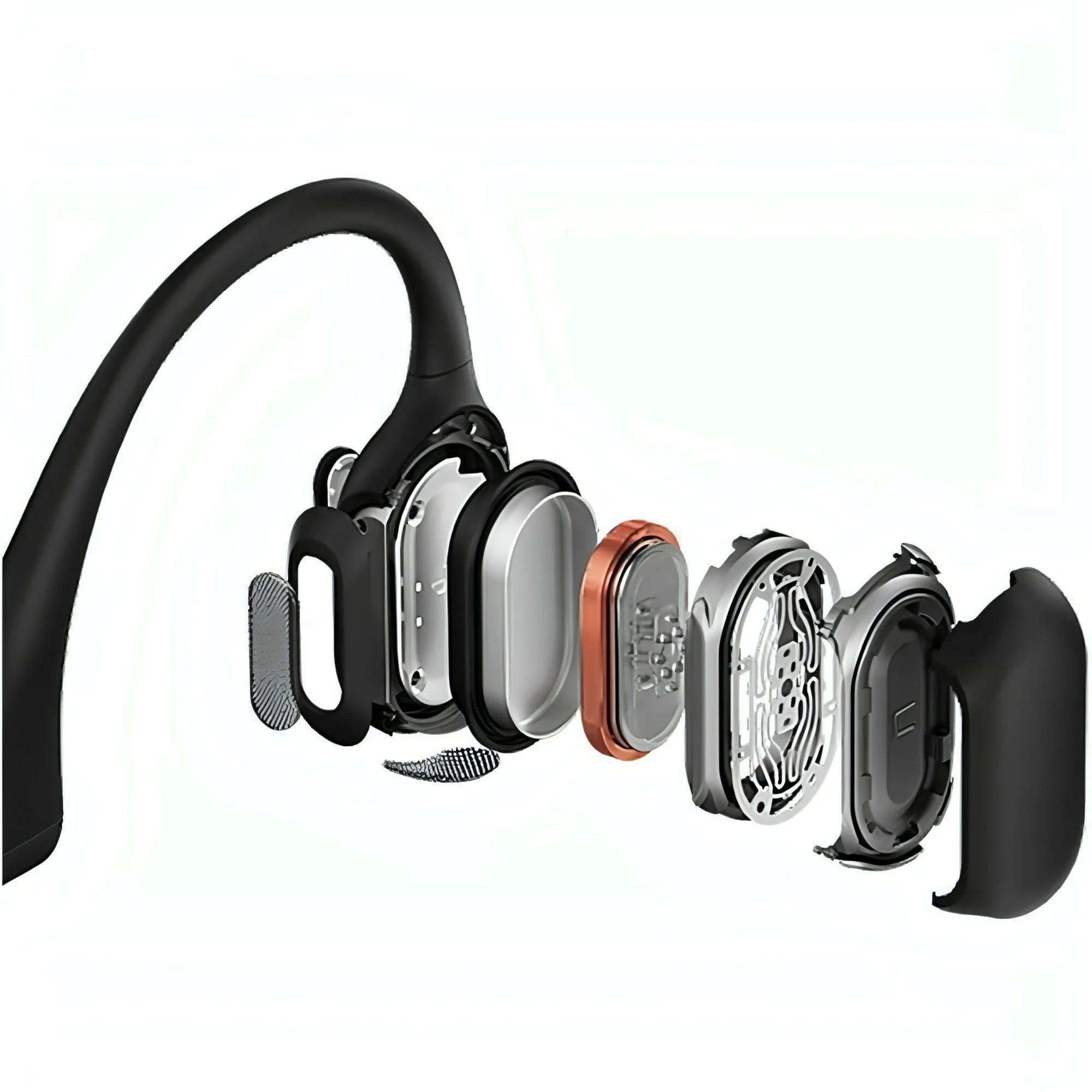 Shokz OpenRun Pro Wireless Bone Conduction Running Headphones - Black - Image 3