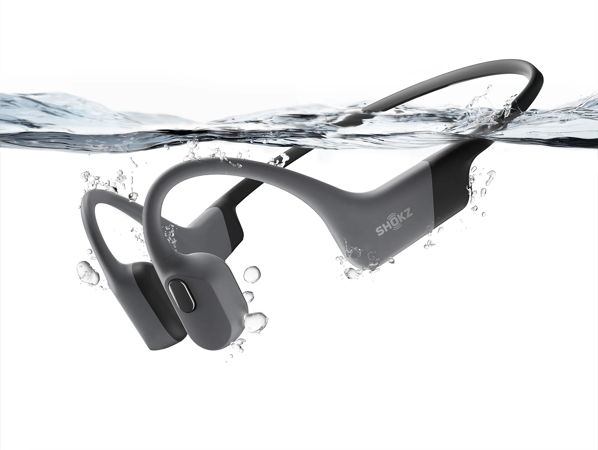 Shokz OpenSwim Pro Wireless Bone Conduction Headphones - Grey - Image 5