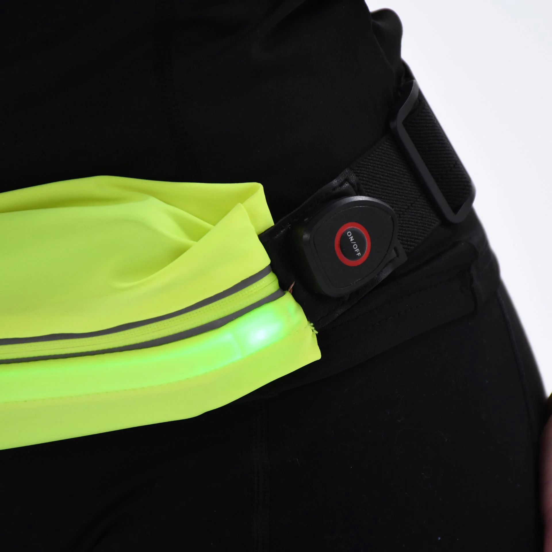 Six Peaks LED Running Waist Belt - Yellow - Image 5