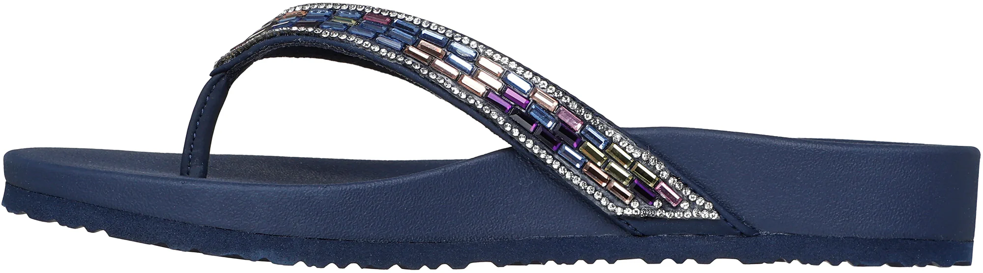 Skechers Arch Fit Meditation Glam Gal Womens Sandals - Blue - Image 3