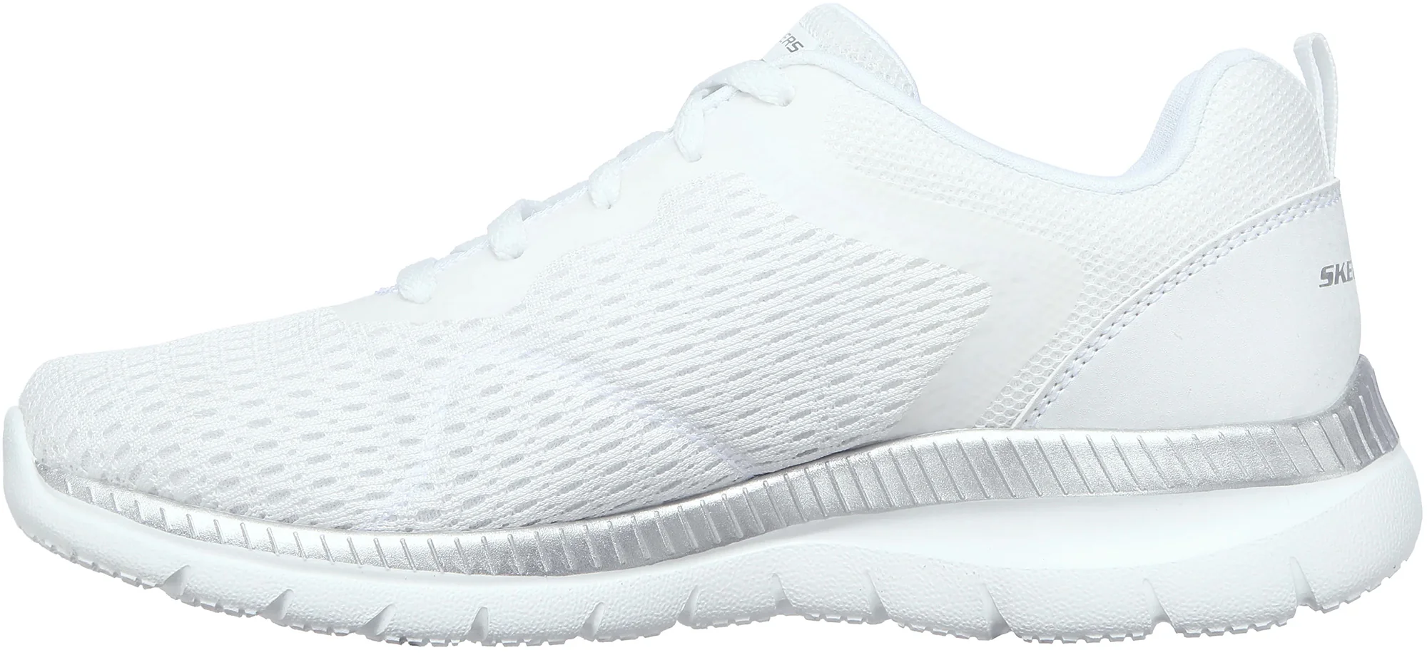 Skechers Bountiful Womens Training Shoes - White - Image 3