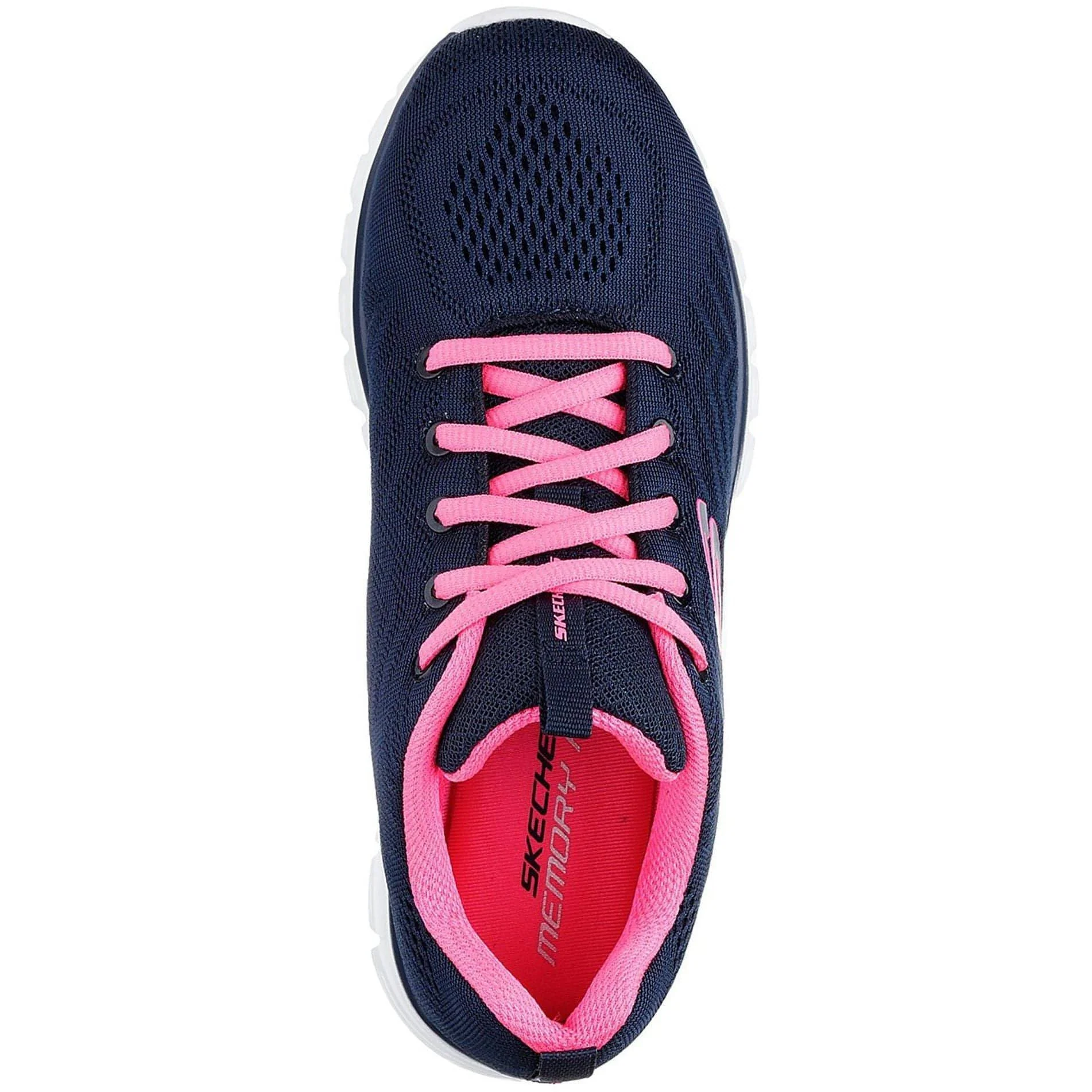 Skechers Graceful WIDE FIT Womens Training Shoes - Navy - Image 4