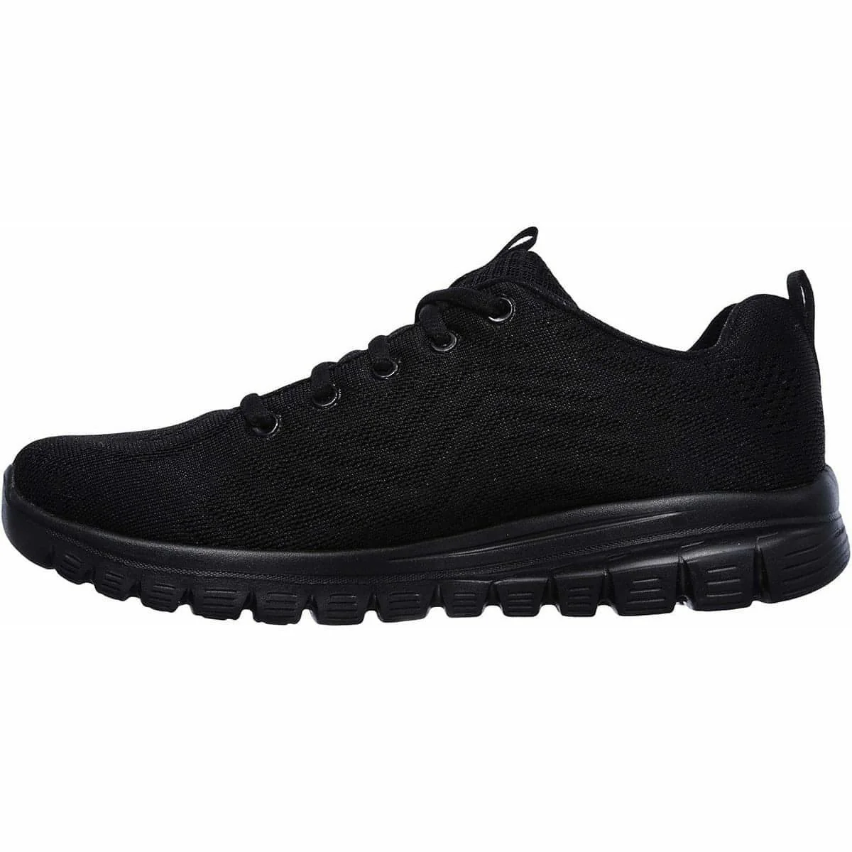 Skechers Graceful Womens Training Shoes - Black - Image 3