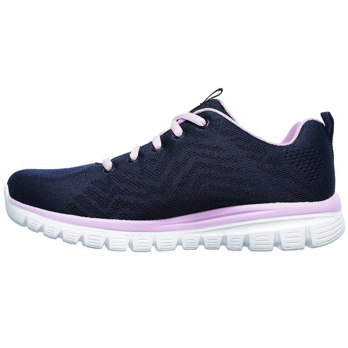Skechers Graceful Womens Training Shoes - Navy - Image 3