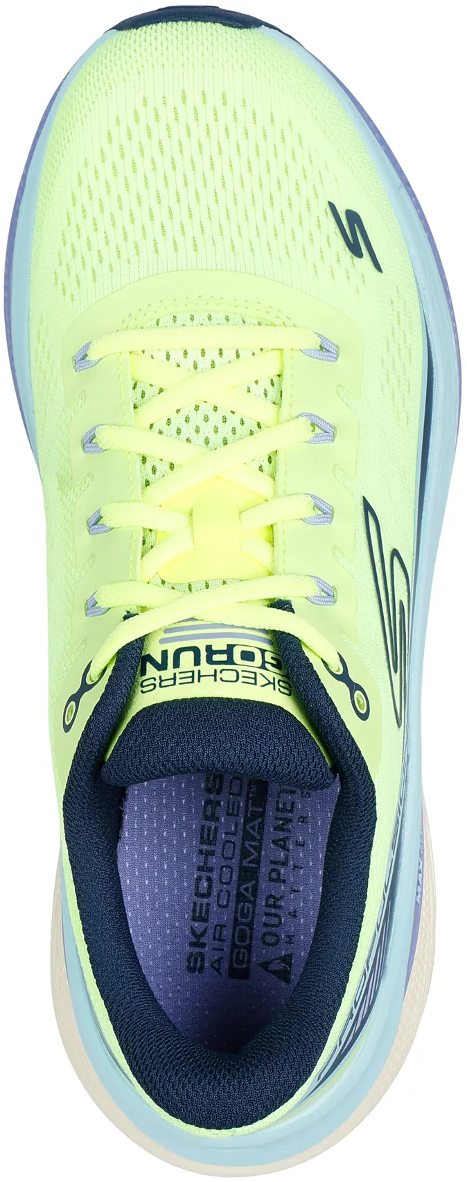 Skechers Max Cushioning Propulsion Womens Running Shoes - Yellow - Image 4