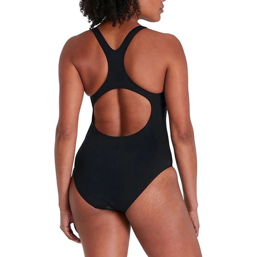 Speedo Digital Placement Medalist Womens Swimsuit - Black - Image 2