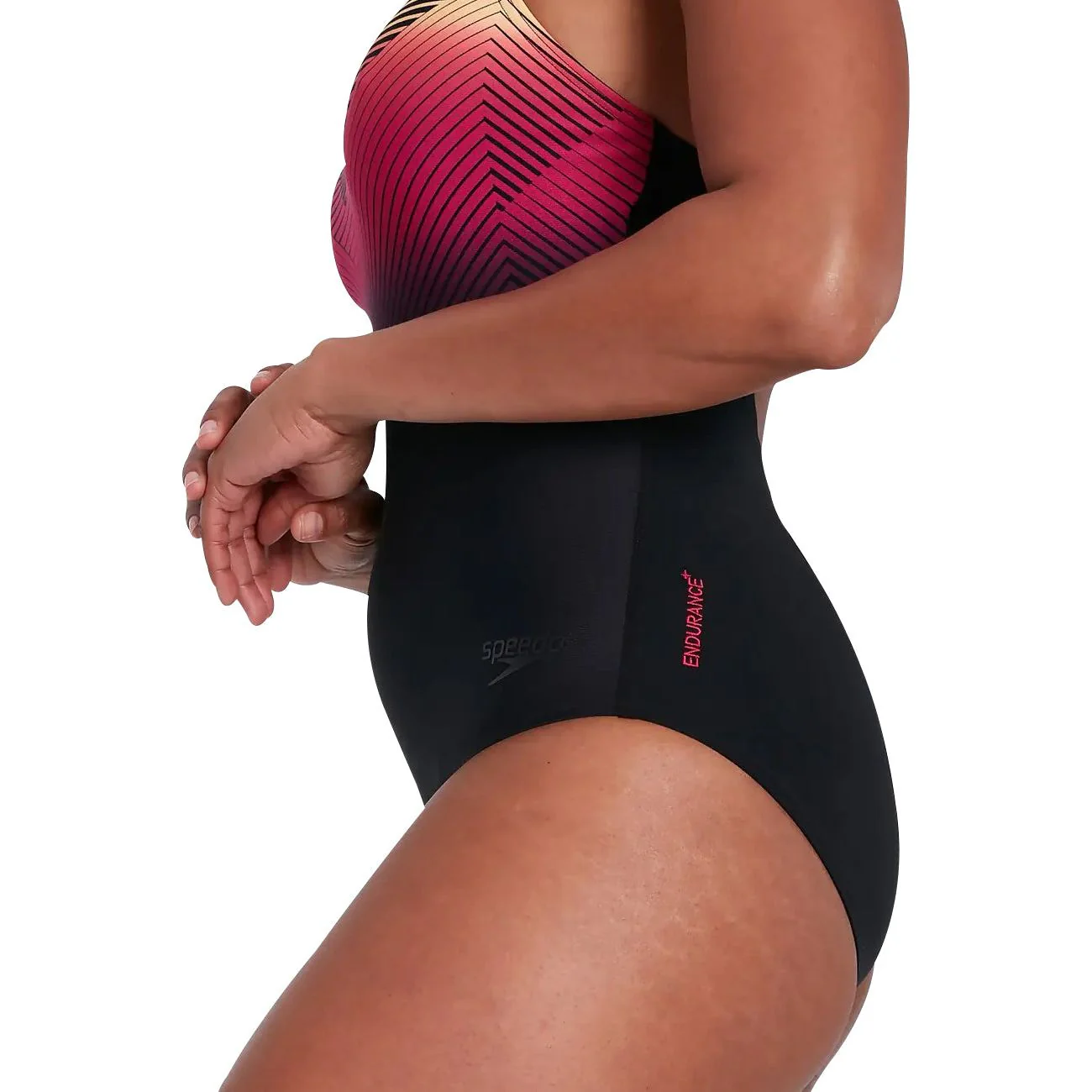 Speedo Digital Placement Medalist Womens Swimsuit - Black - Image 4