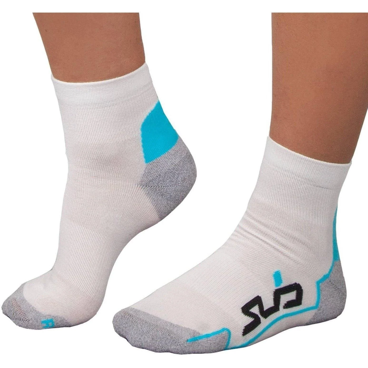 Sub Sports Dual All Season (3 Pack) Running Socks - White - Image 5