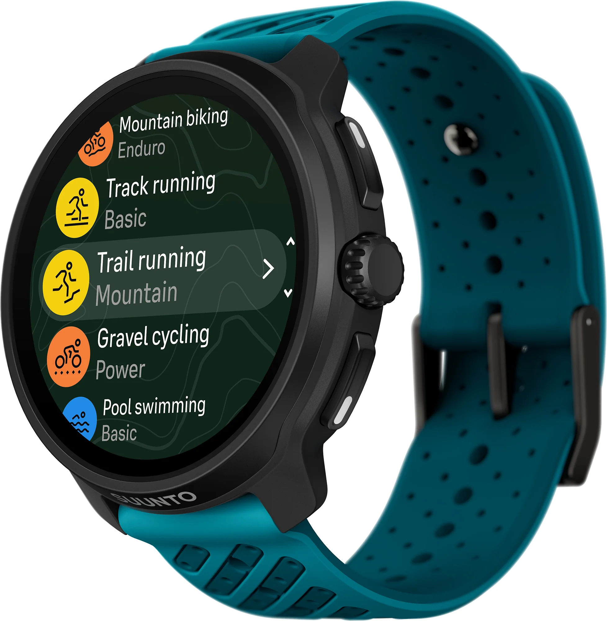 Suunto Race 2 GPS Sports Watch - Blue - Image 8