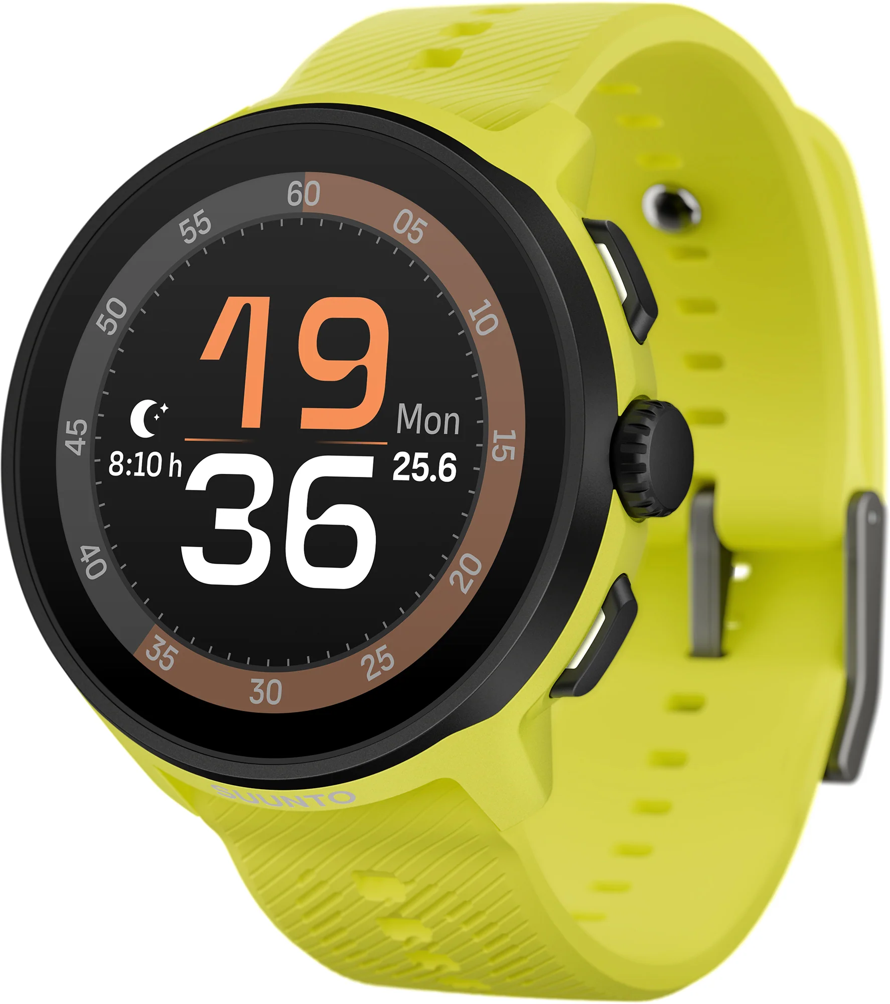 Suunto Run GPS Silicone Strap Sports Watch + FREE Smart Heart Rate Belt - Lime - Image 2
