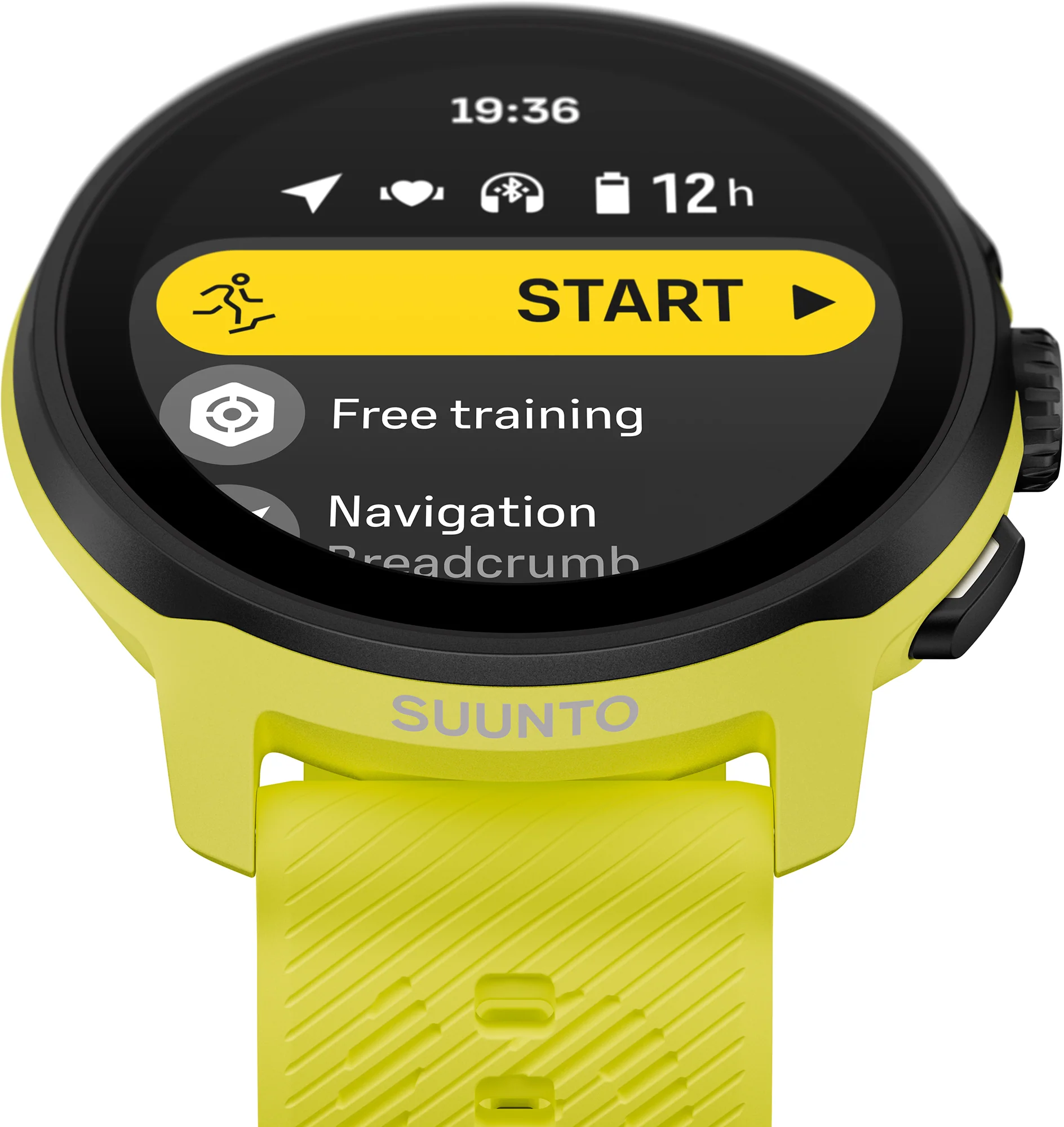 Suunto Run GPS Silicone Strap Sports Watch + FREE Smart Heart Rate Belt - Lime - Image 5