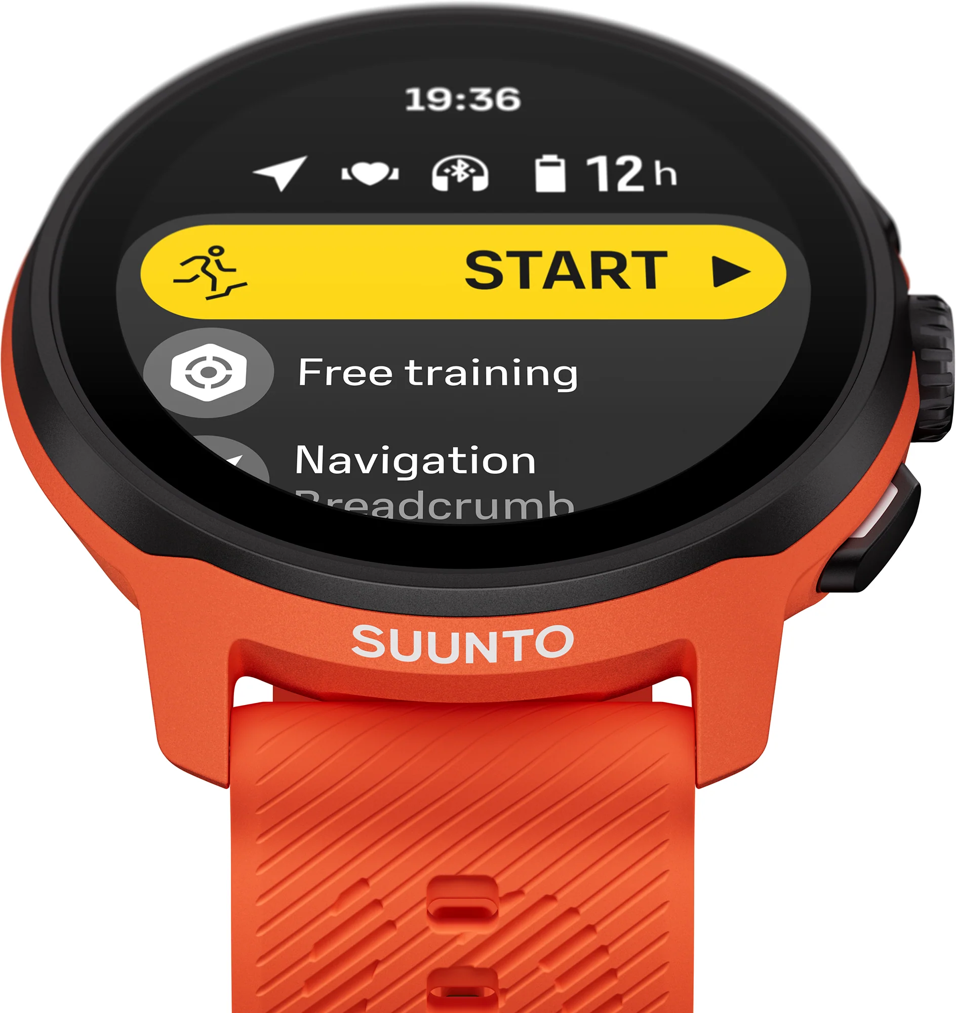 Suunto Run GPS Silicone Strap Sports Watch + FREE Smart Heart Rate Belt - Orange - Image 5