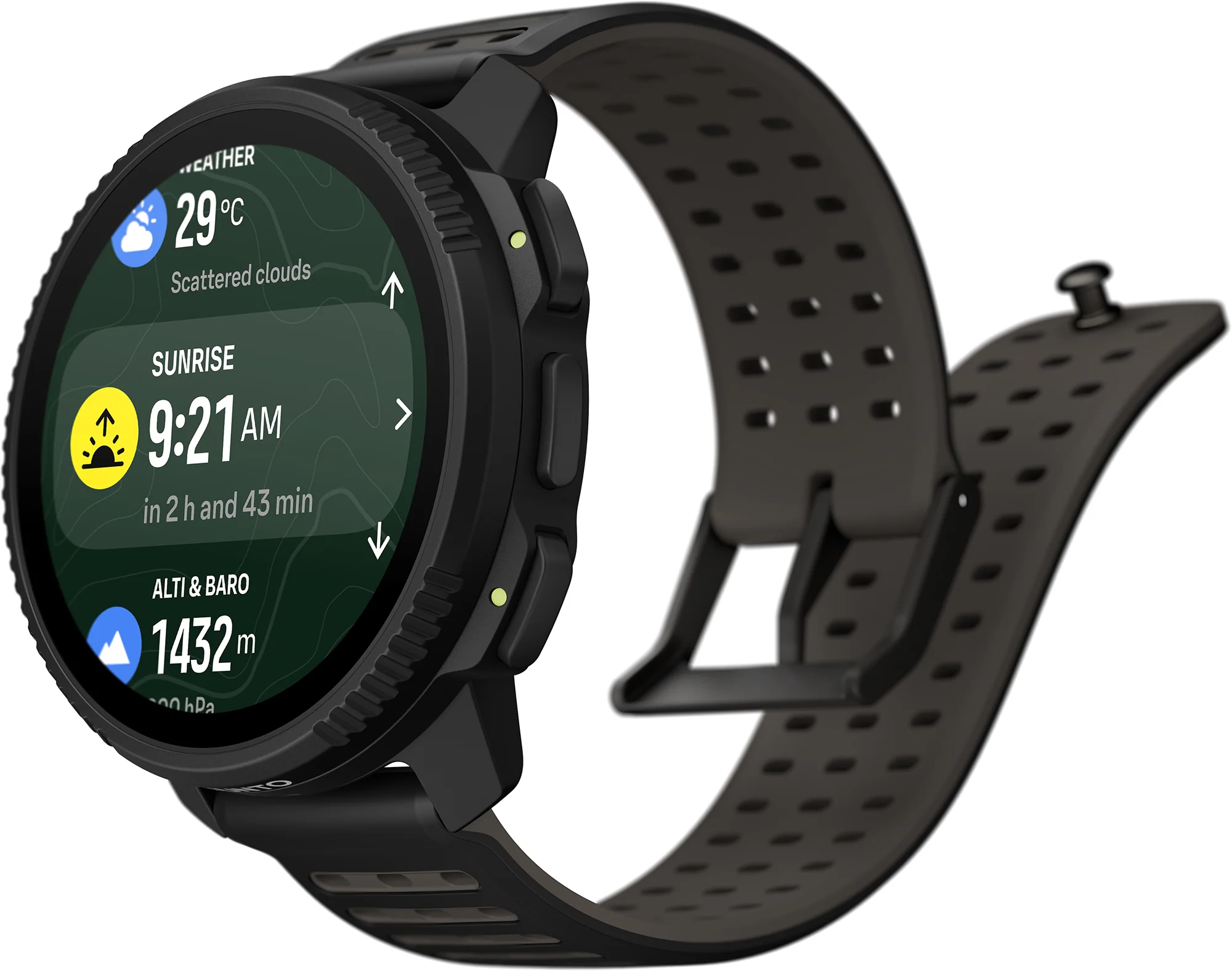 Suunto Vertical 2 Titanium GPS Sports Watch - Black - Image 6