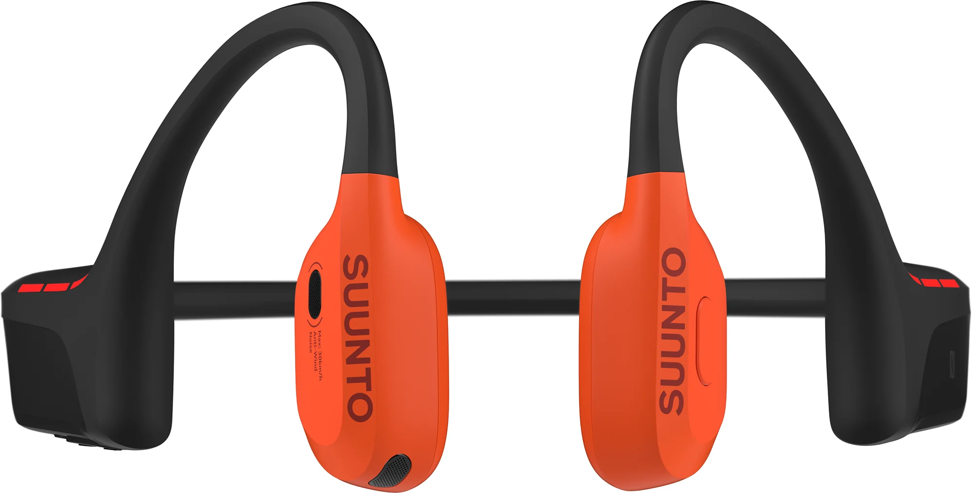 Suunto Wing 2 Bone Conduction Running Headphones - Orange - Image 2