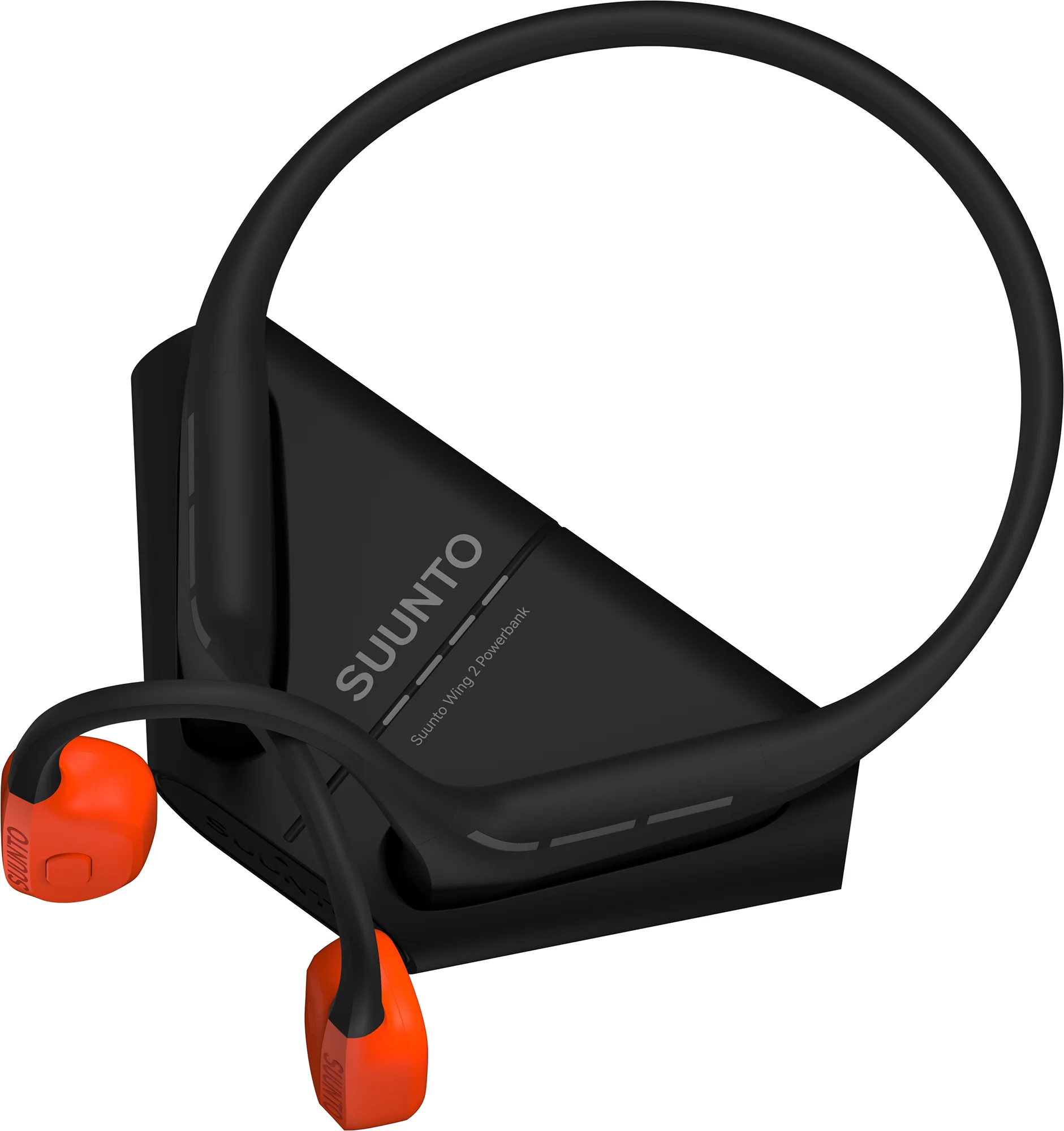 Suunto Wing 2 Bone Conduction Running Headphones - Orange - Image 6