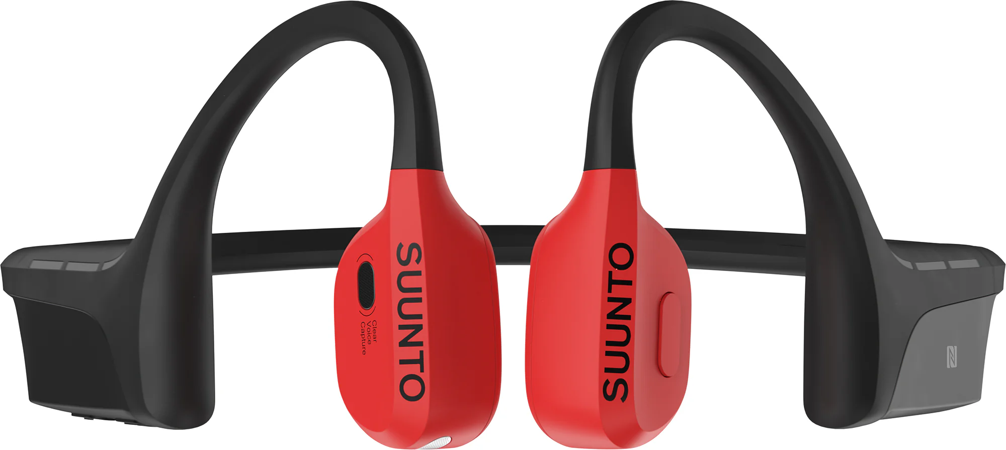 Suunto Wing Bone Conduction Running Headphones - Red - Image 2