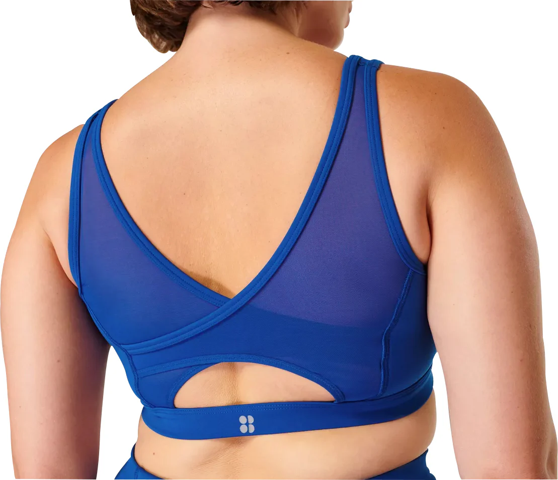 Sweaty Betty Power Icon Womens Sports Bra - Blue - Image 2