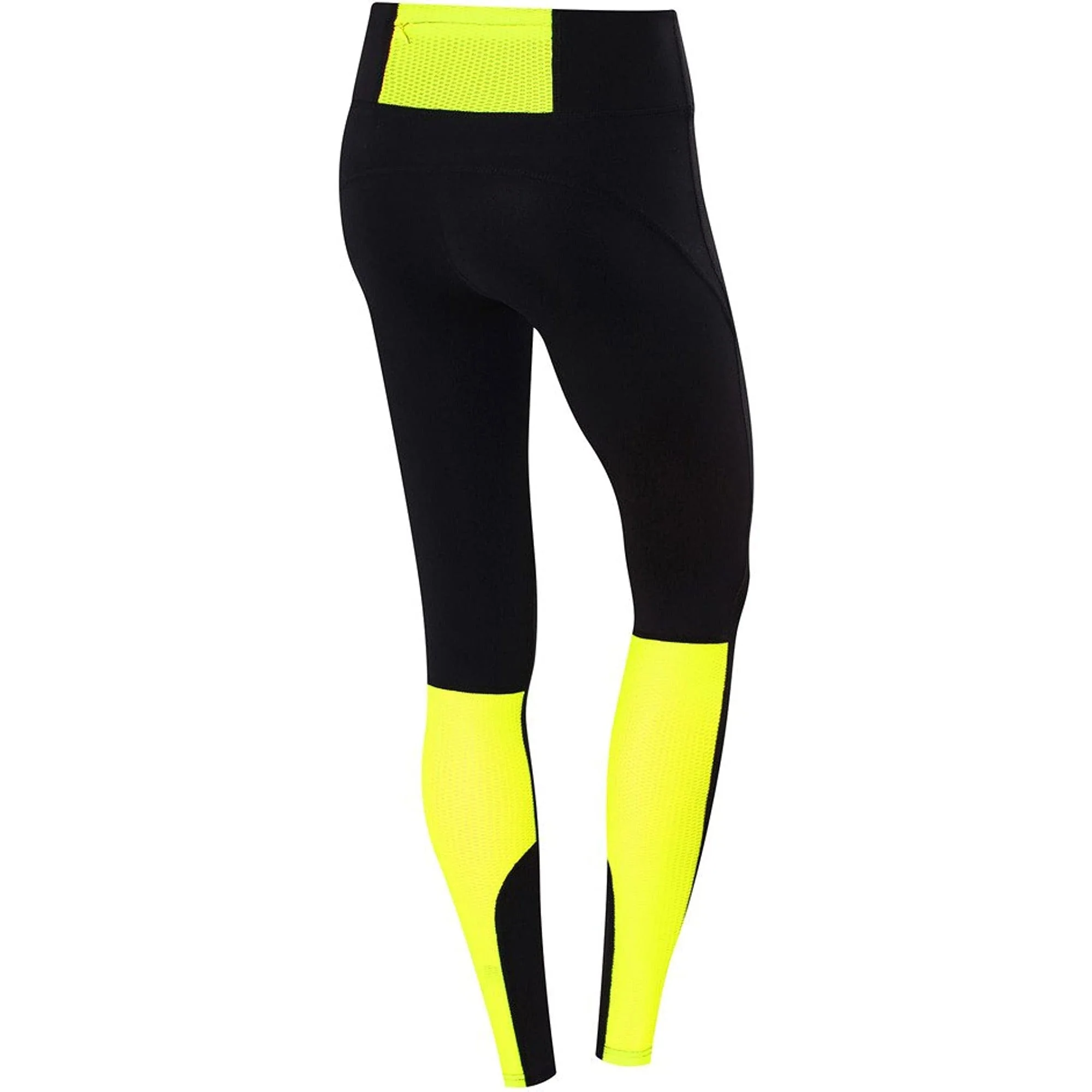 TCA Hex Mesh Womens Long Running Tights - Black - Image 2