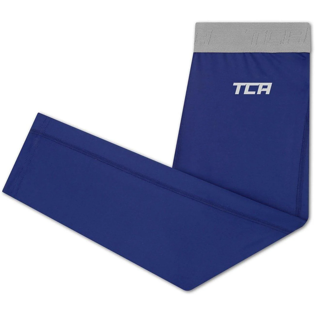 TCA Pro Performance Endurance Womens 3/4 Capri Running Tights - Blue - Image 3