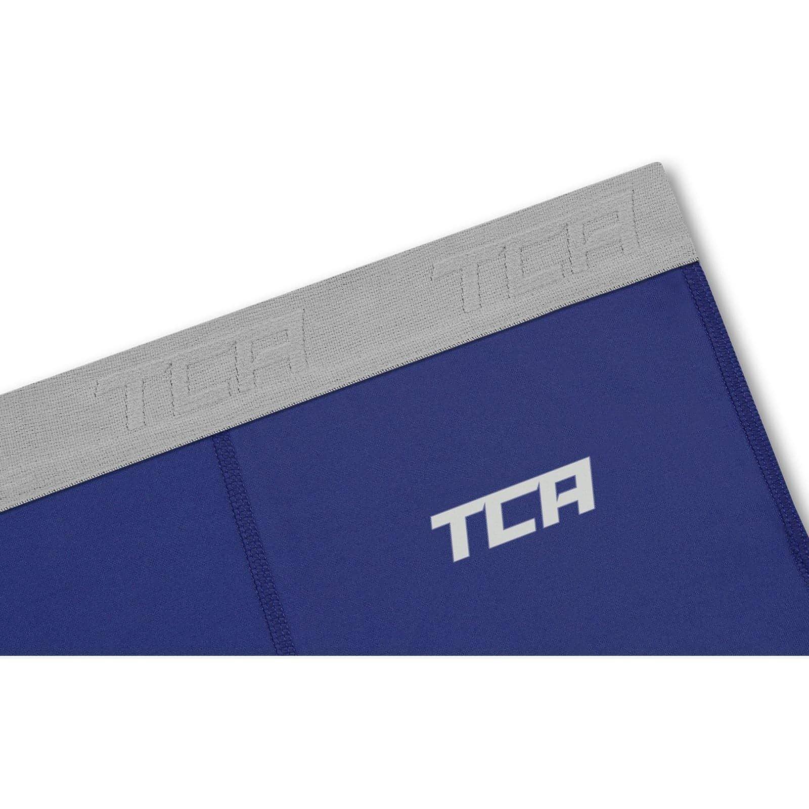 TCA Pro Performance Endurance Womens 3/4 Capri Running Tights - Blue - Image 4
