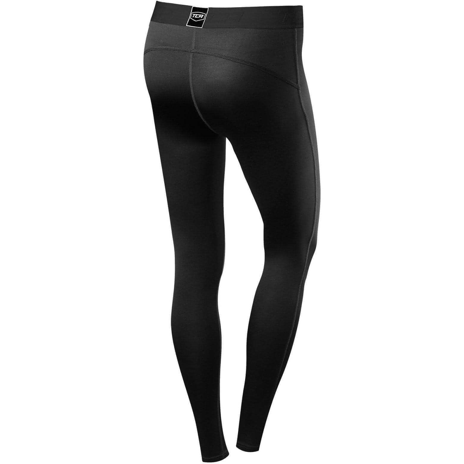 TCA Pro Performance Endurance Womens Long Running Tights - Black - Image 2