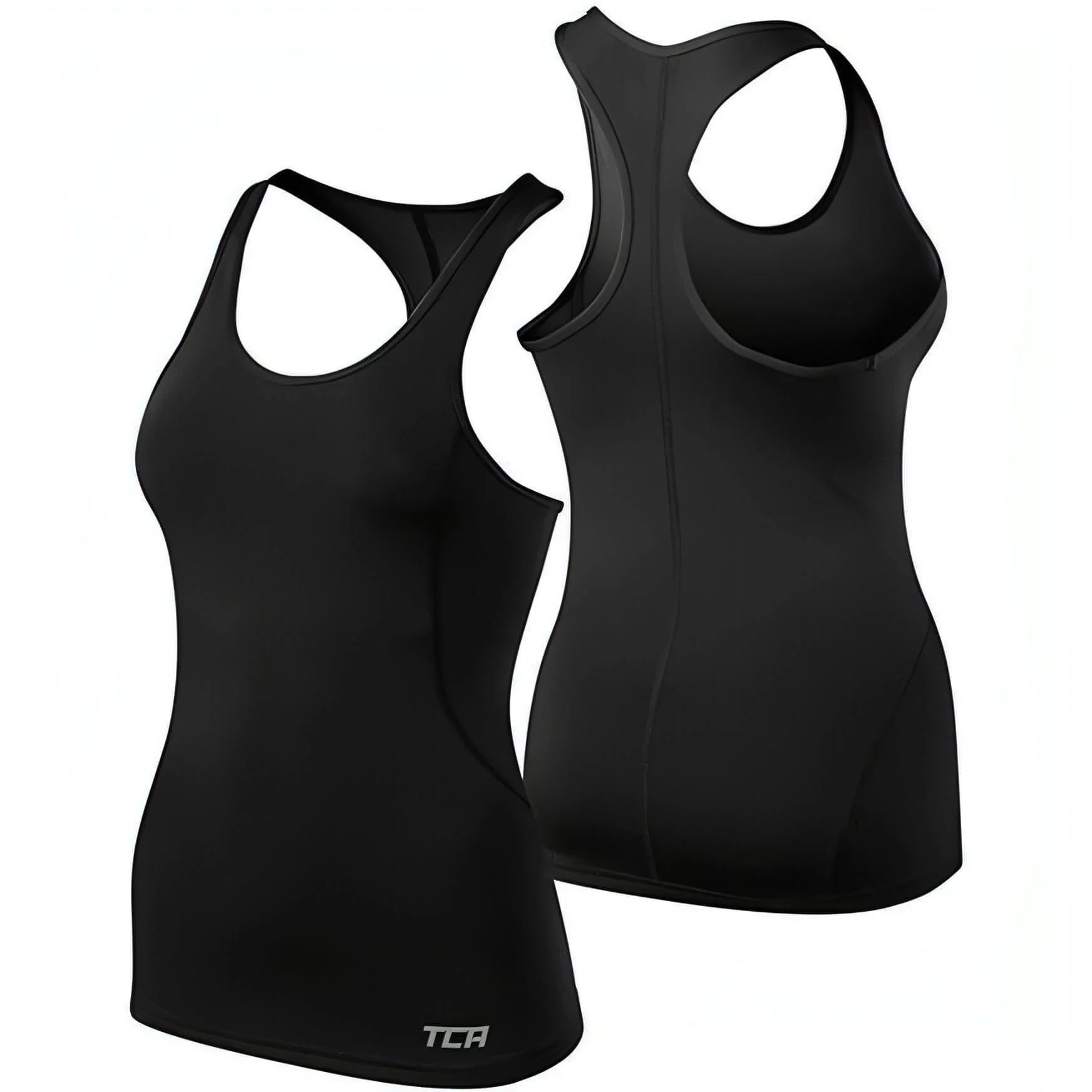 TCA Pro Performance Womens Running Vest Tank Top - Black - Image 3