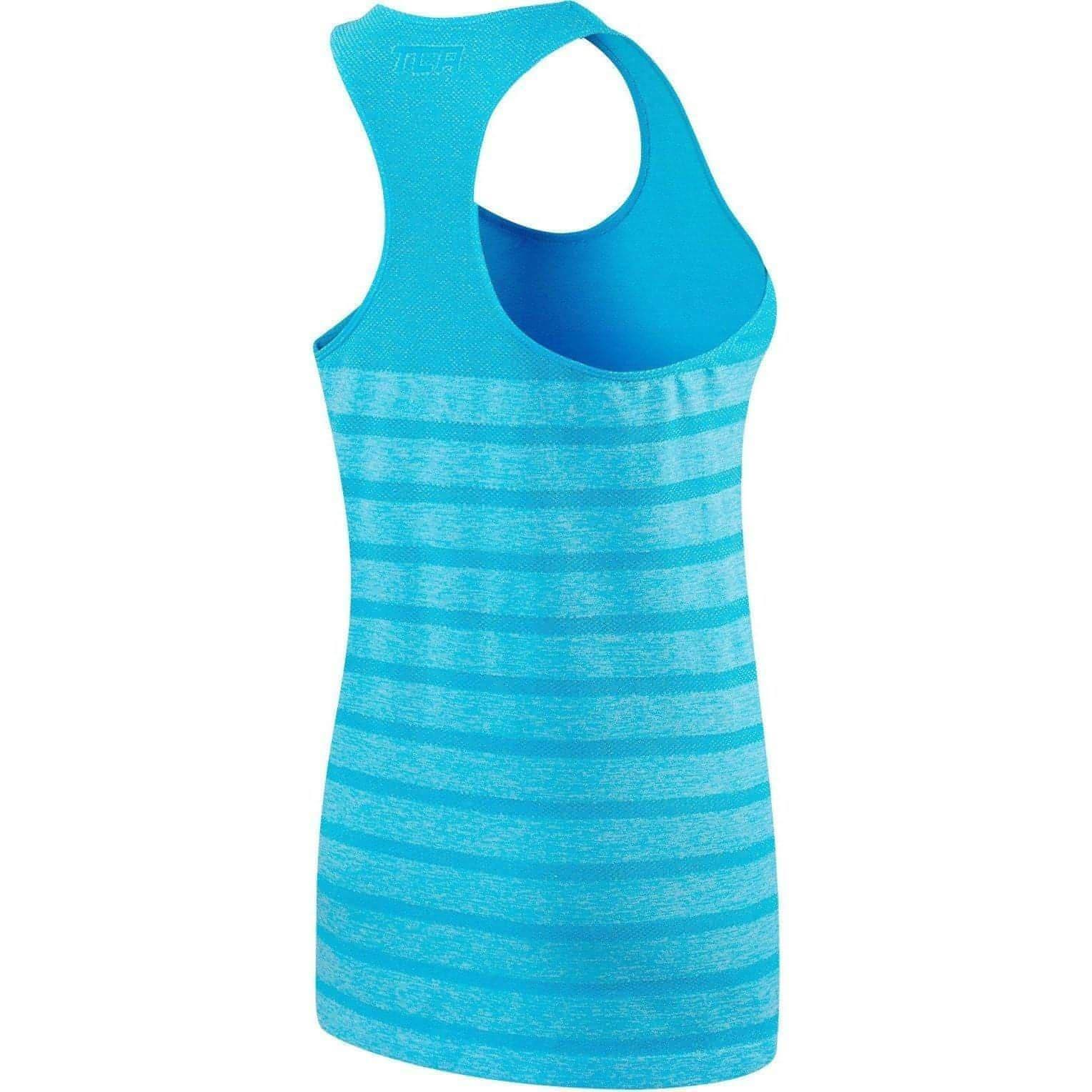 TCA QuickDry SuperKnit Womens Running Vest Tank Top - Blue - Image 3