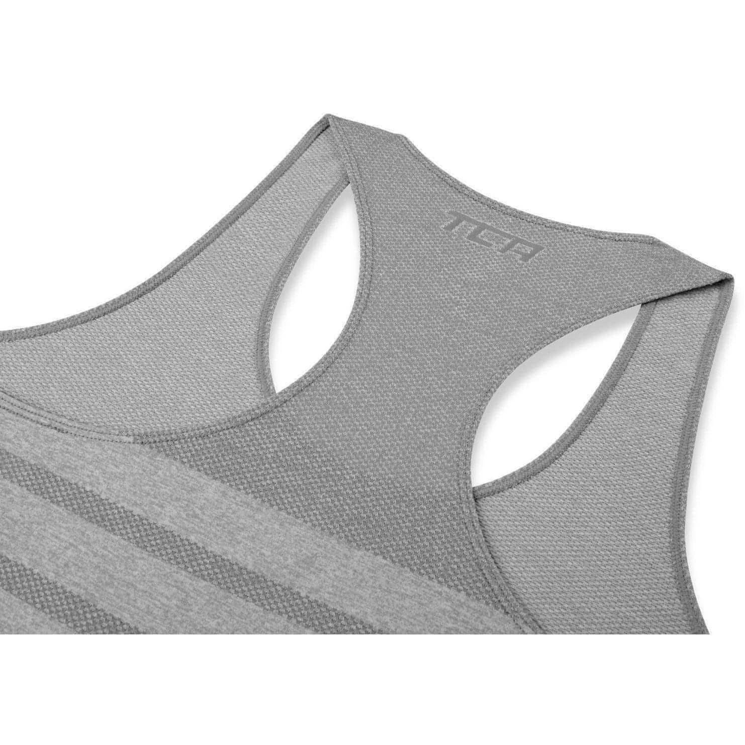 TCA QuickDry SuperKnit Womens Running Vest Tank Top - Grey - Image 2