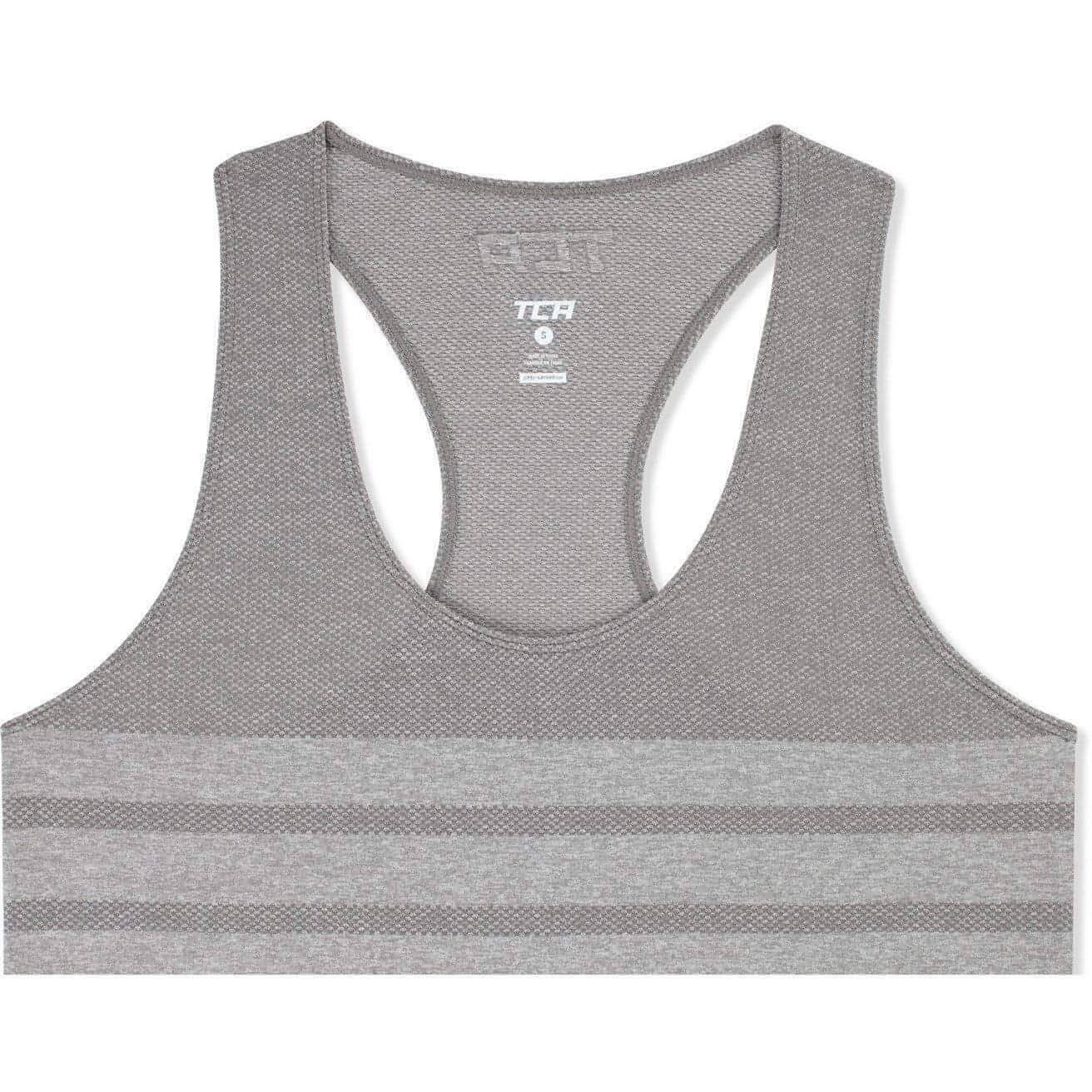 TCA QuickDry SuperKnit Womens Running Vest Tank Top - Grey - Image 4