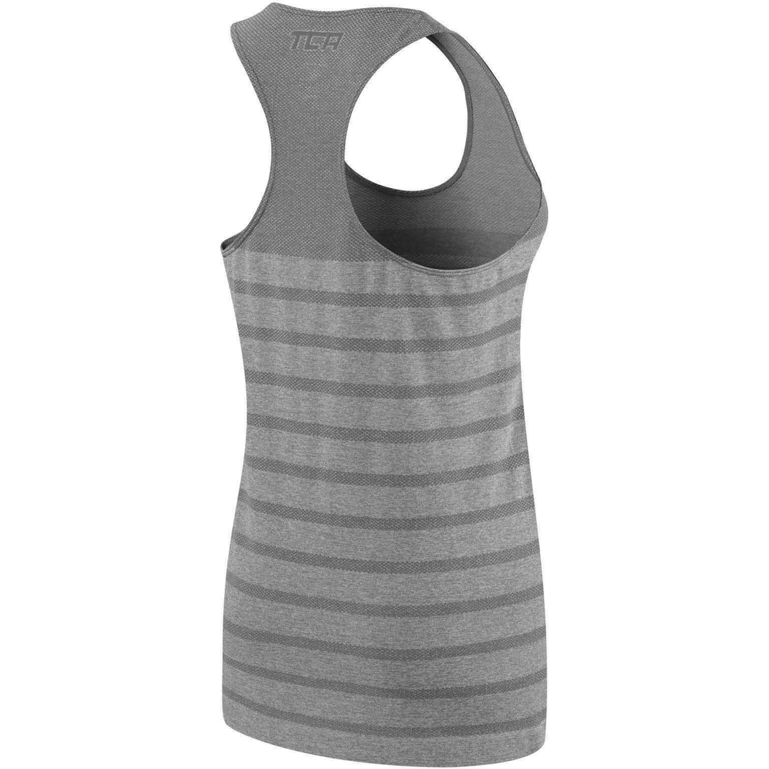 TCA QuickDry SuperKnit Womens Running Vest Tank Top - Grey - Image 5