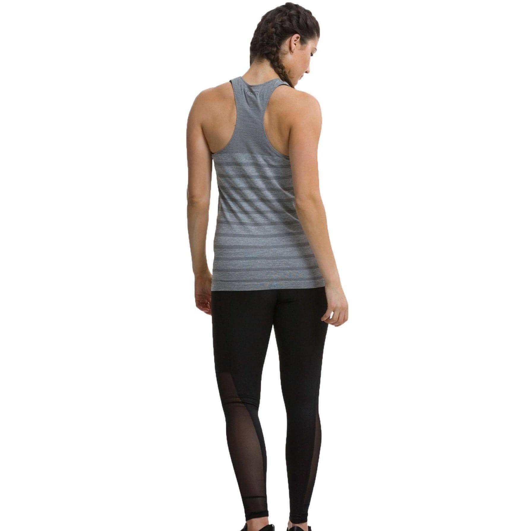 TCA QuickDry SuperKnit Womens Running Vest Tank Top - Grey - Image 7