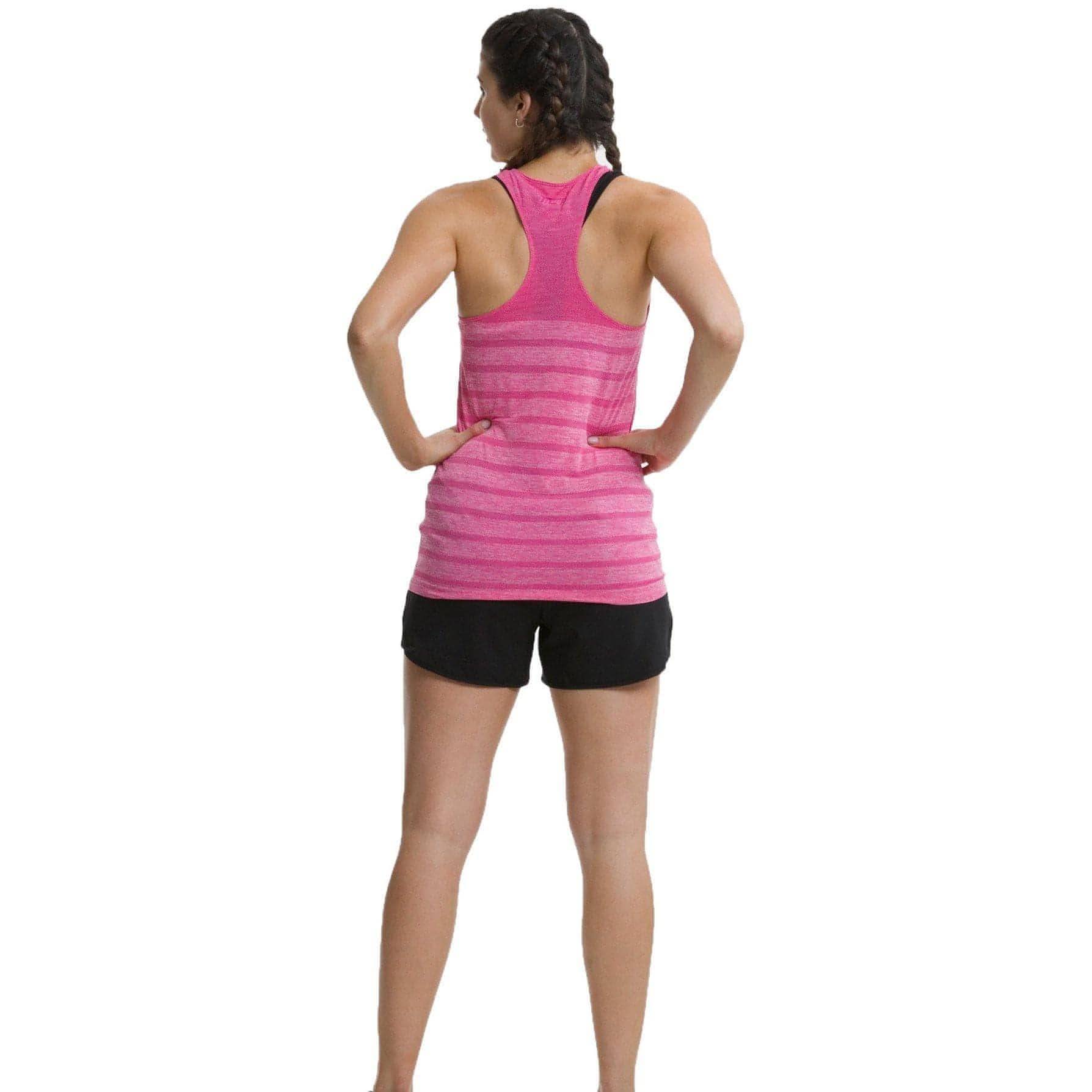 TCA QuickDry SuperKnit Womens Running Vest Tank Top - Pink - Image 6