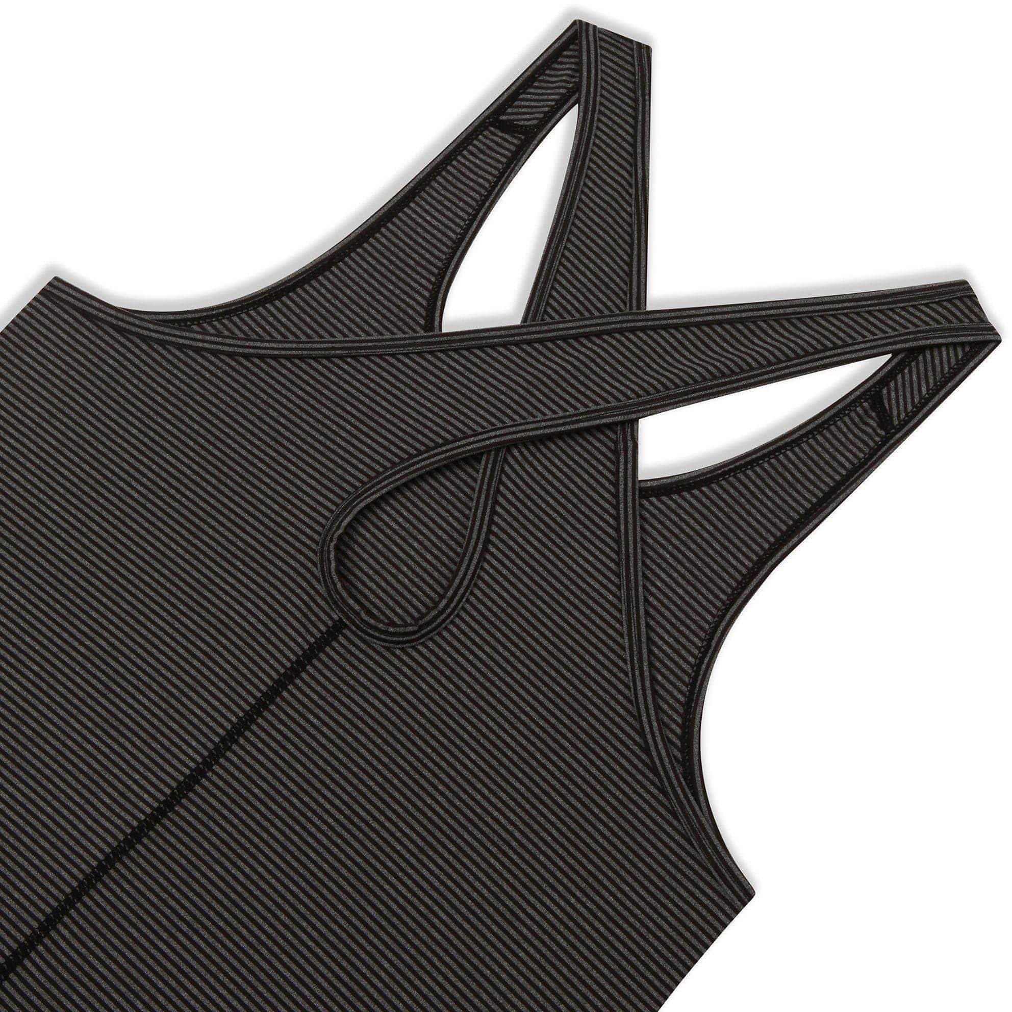 TCA Vista Cross Back Womens Running Vest Tank Top - Black - Image 3