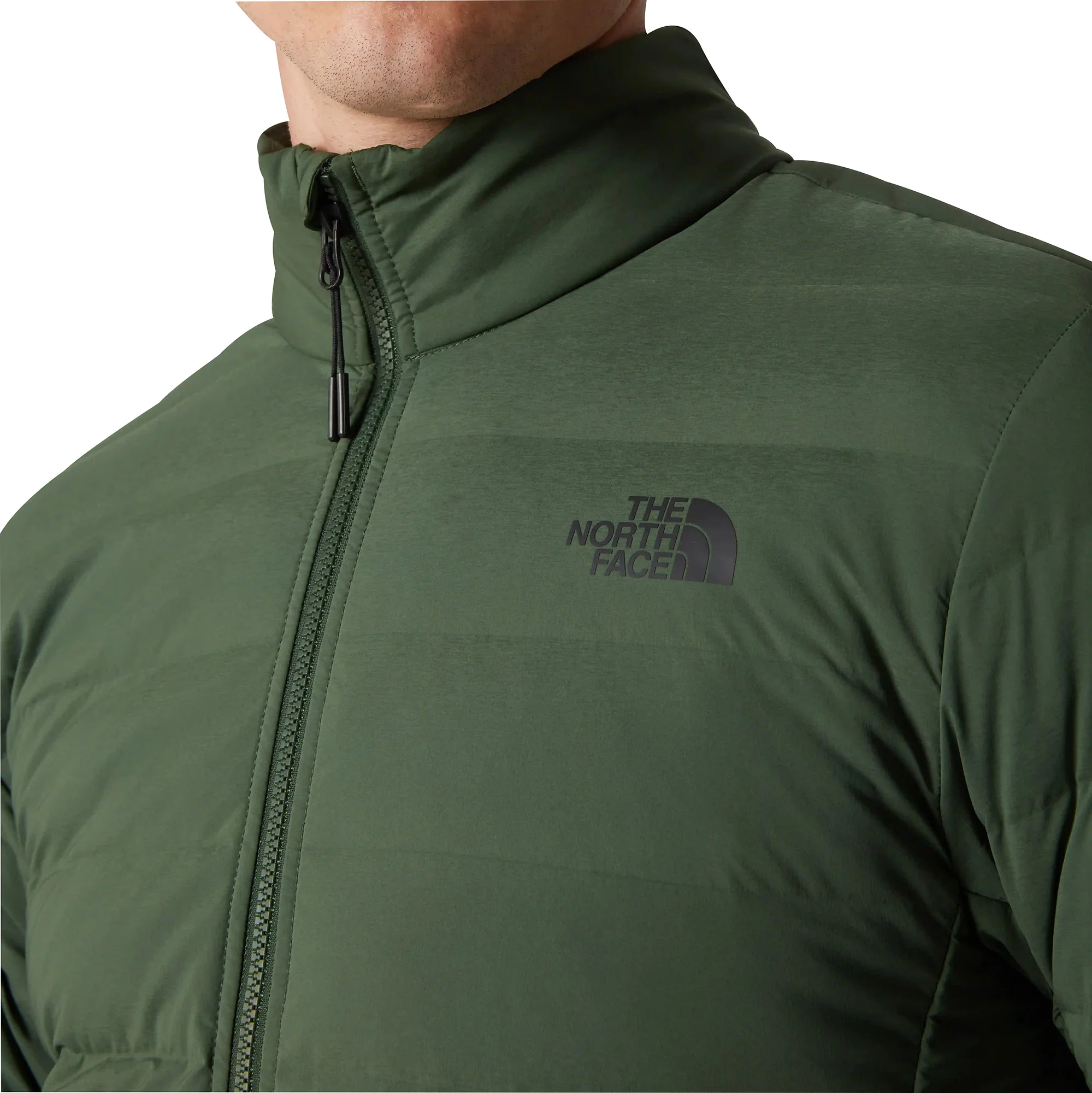 The North Face Belleview Stretch Mens Down Jacket - Green - Image 4