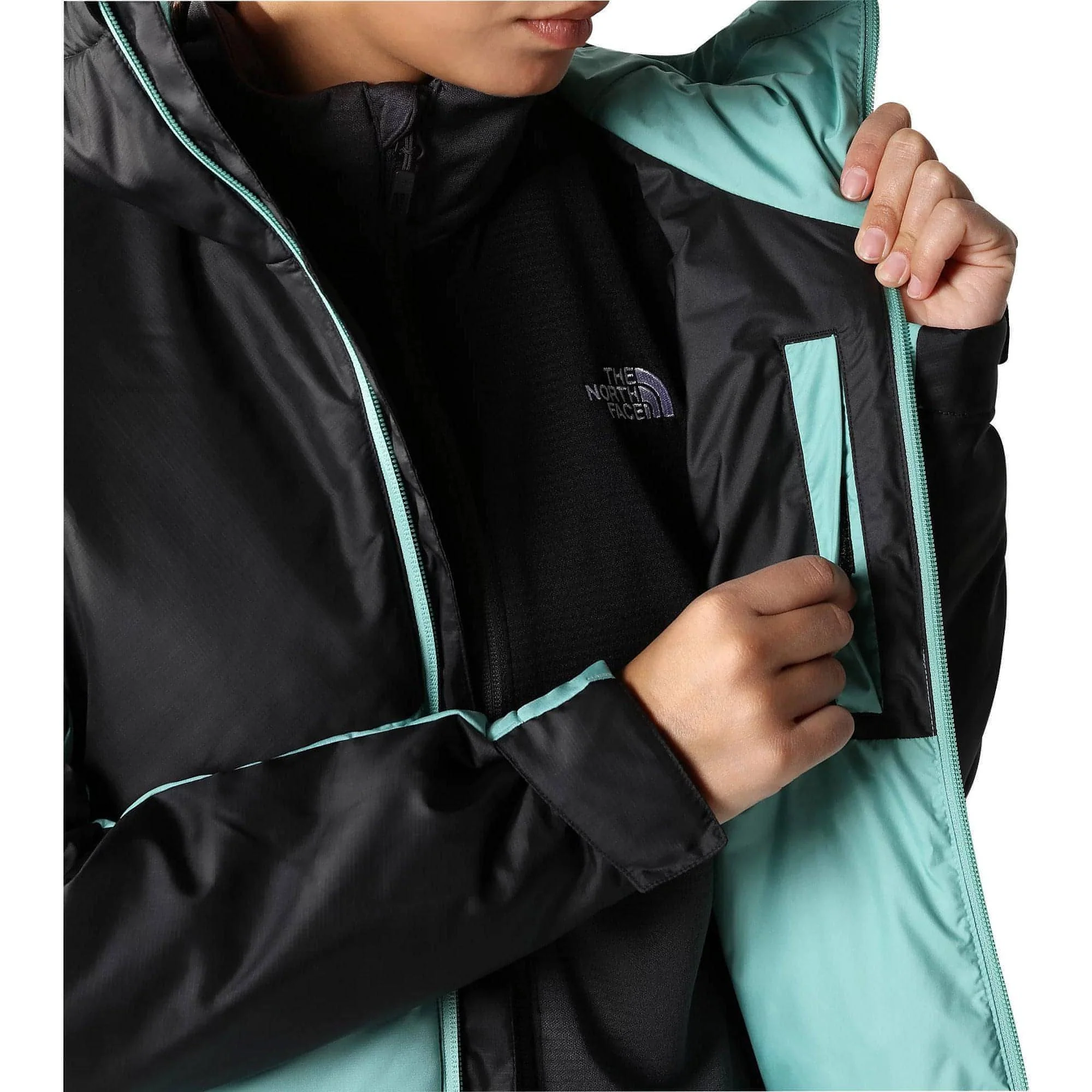 The North Face Circular Hybrid Womens Insulated Jacket - Blue - Image 8