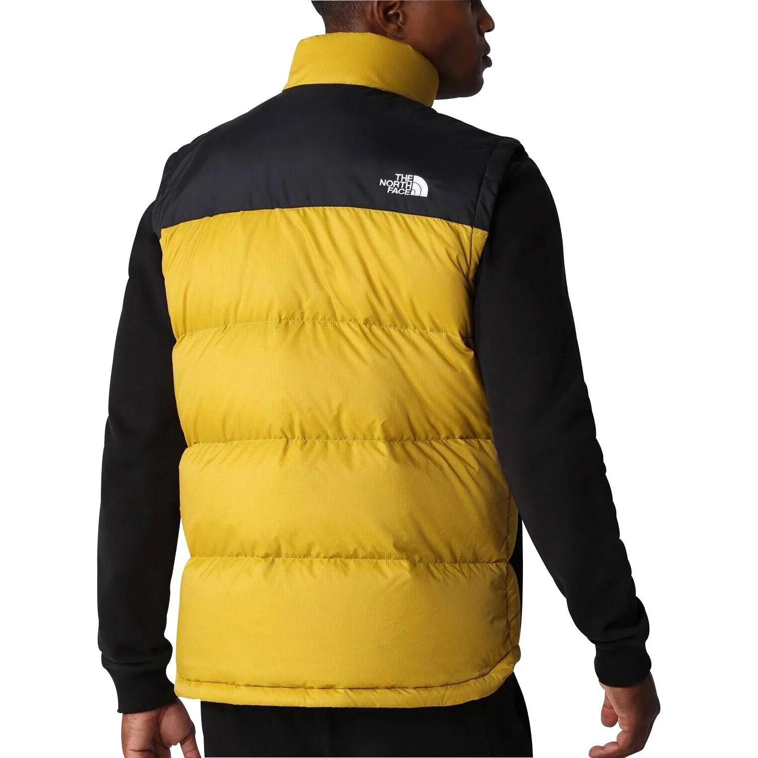 The North Face Diablo Mens Down Gilet - Yellow - Image 2