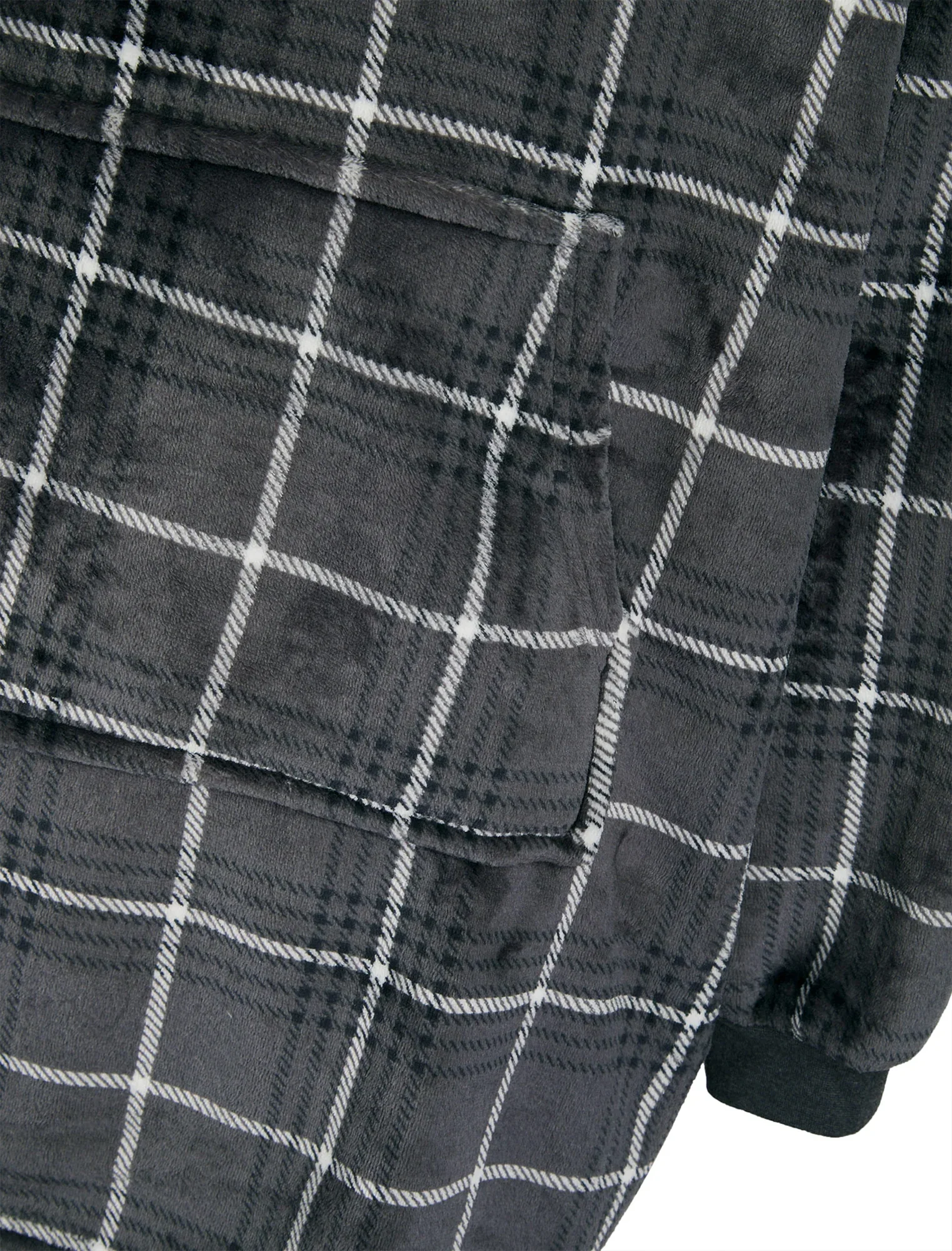 Tokyo Laundry Lenox Fleece Oversized Blanket Hoody - Grey - Image 3