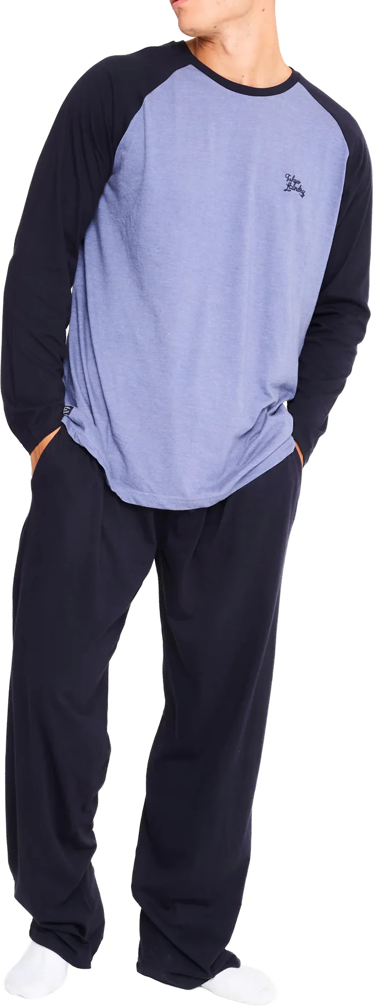 Tokyo Laundry Tudor Mens Lounge Set - Blue