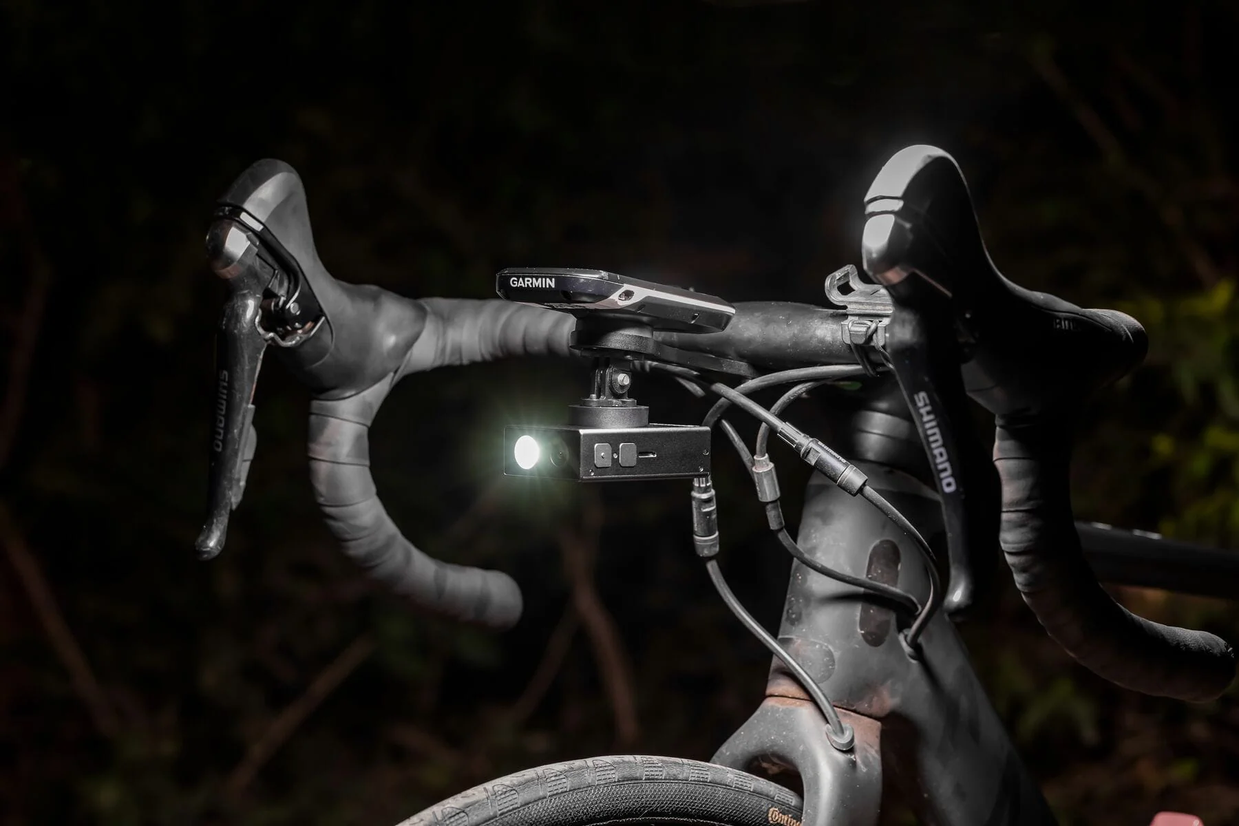 TOOO Cycling Front Camera Bike Light Combo - Black - Image 6