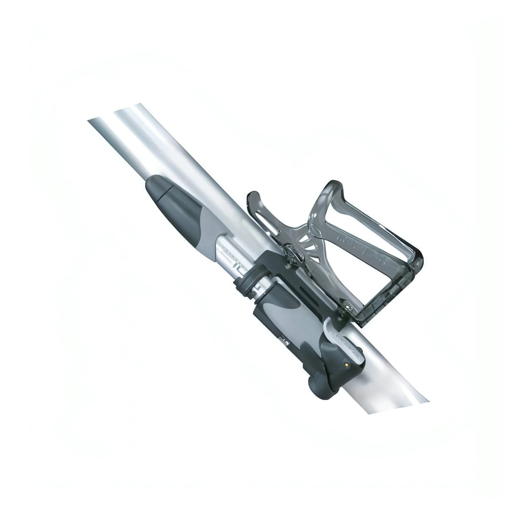 Topeak Mini Dual DXG Pump w-Guage - Silver - Image 2