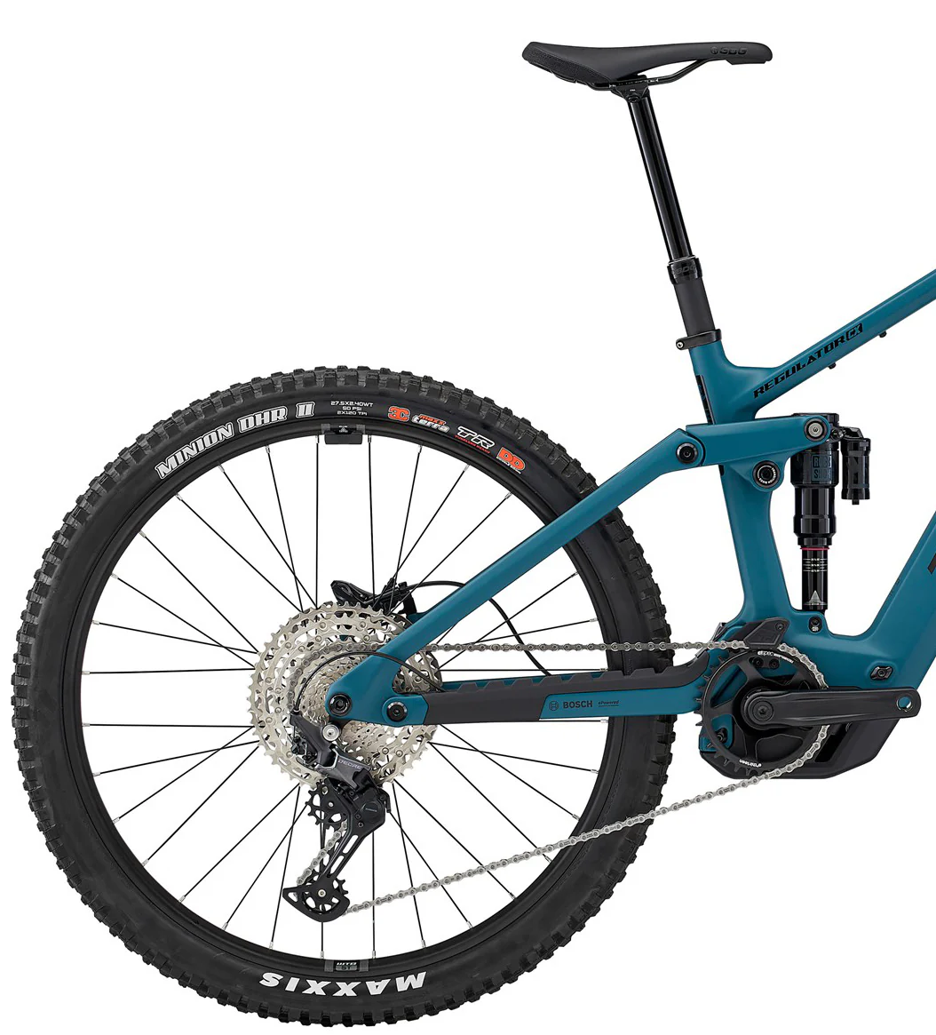 Transition Regulator CX Carbon Full Suspension Electric Mountain Bike 2026 - Salish Sea Blue - Image 2