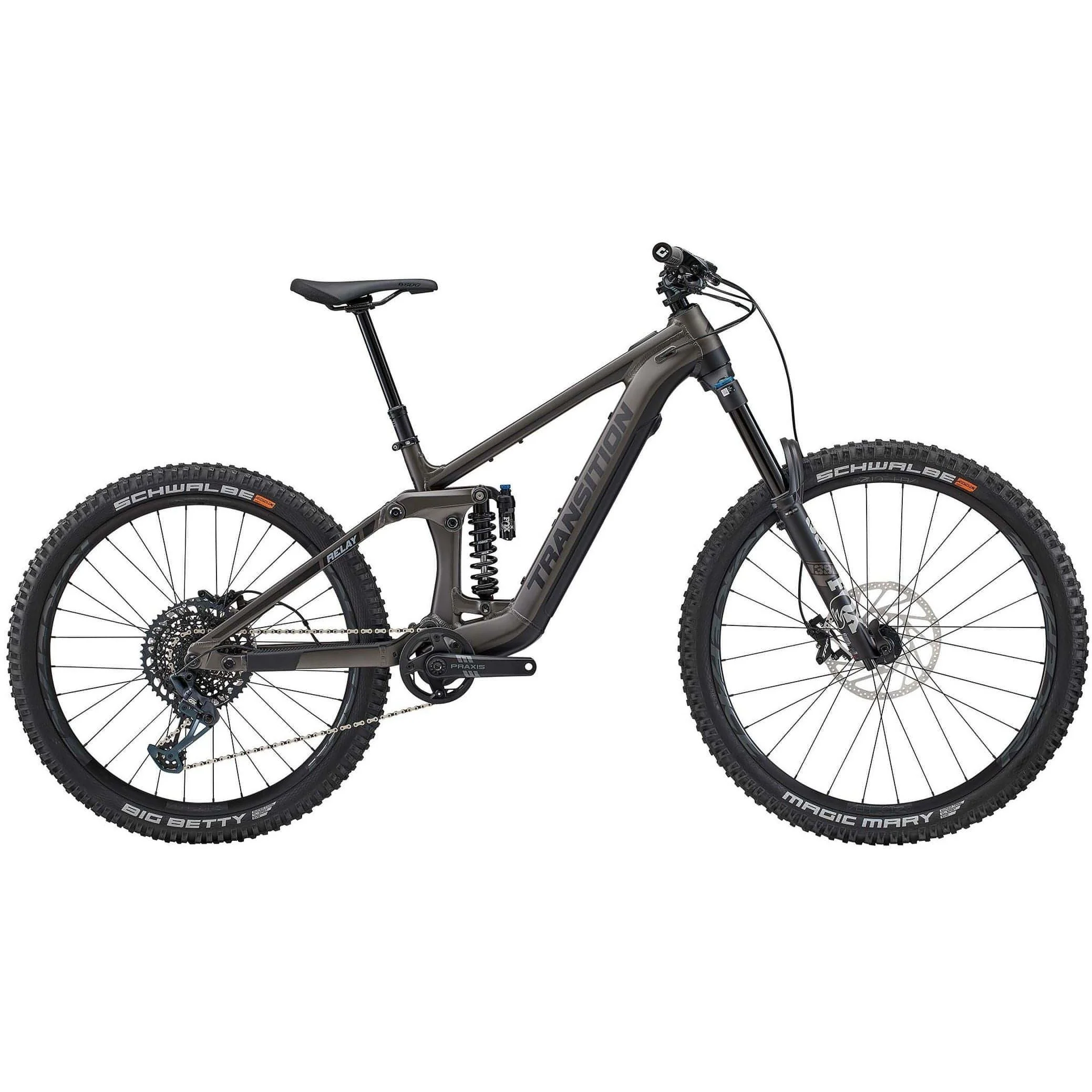 Transition Relay PNW GX Alloy Electric Mountain Bike 2024 - Oxide Grey