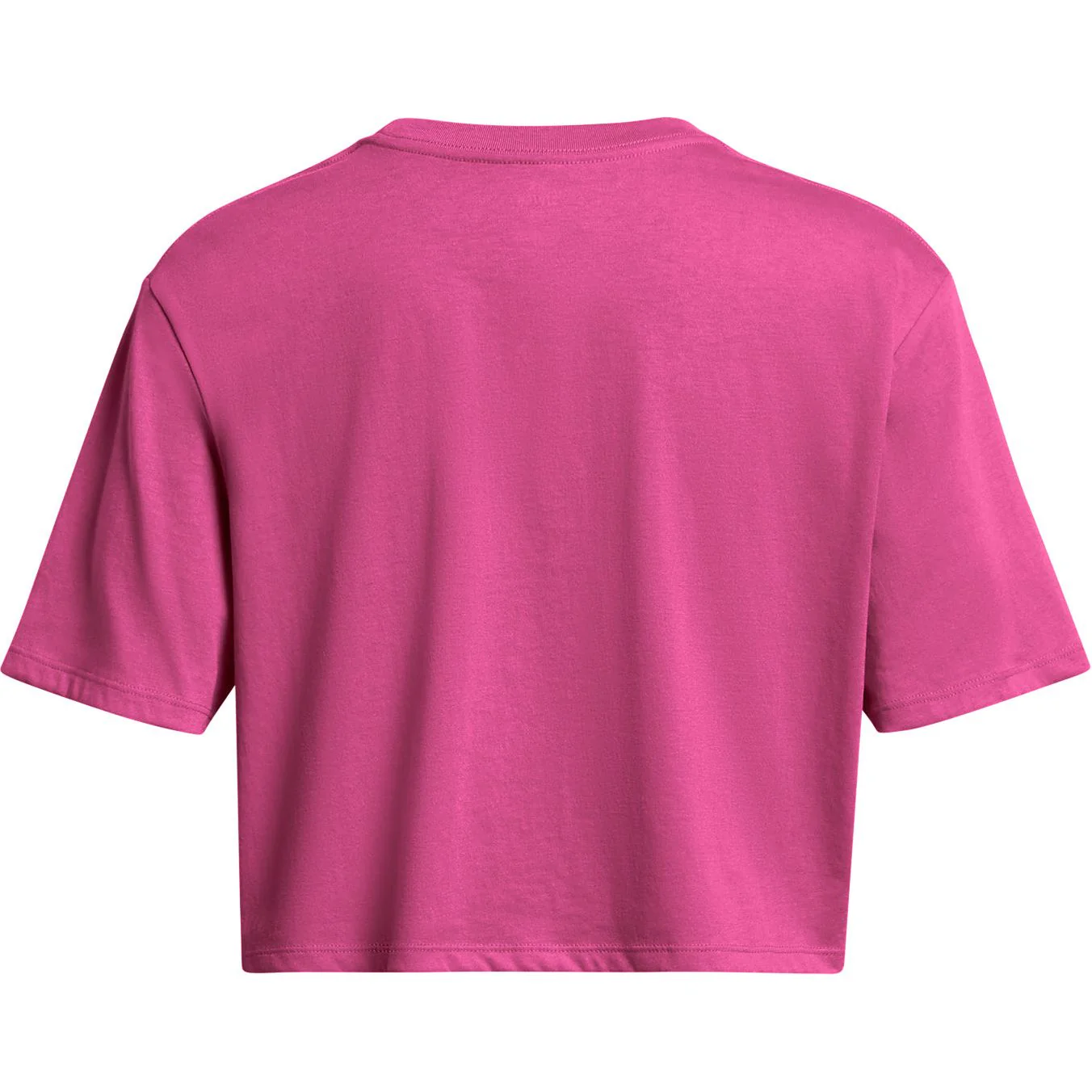 Under Armour Campus Boxy Crop Short Sleeve Womens Training Top - Pink - Image 5