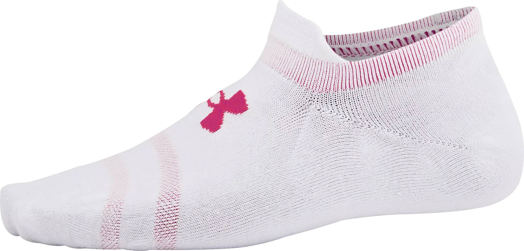 Under Armour Essentials (3 Pack) Ultra Low Tab Socks - White - Image 4
