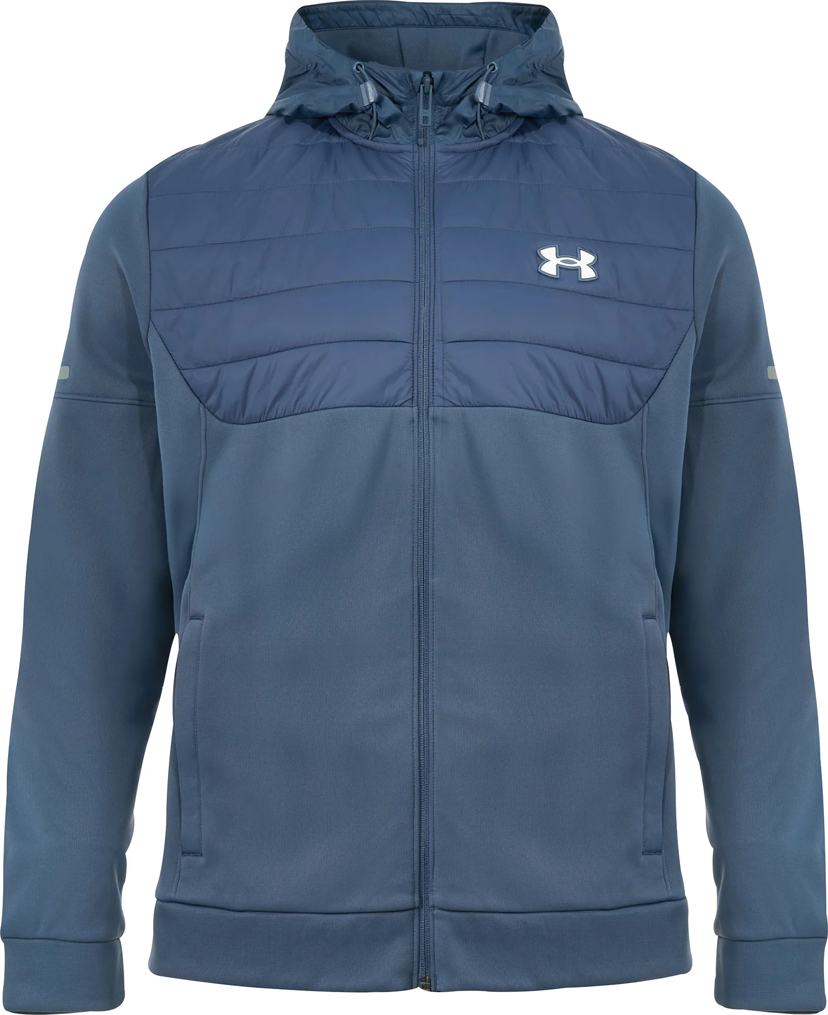 Under Armour Fleece Pro Ultilty Mens Running Jacket - Grey - Image 4