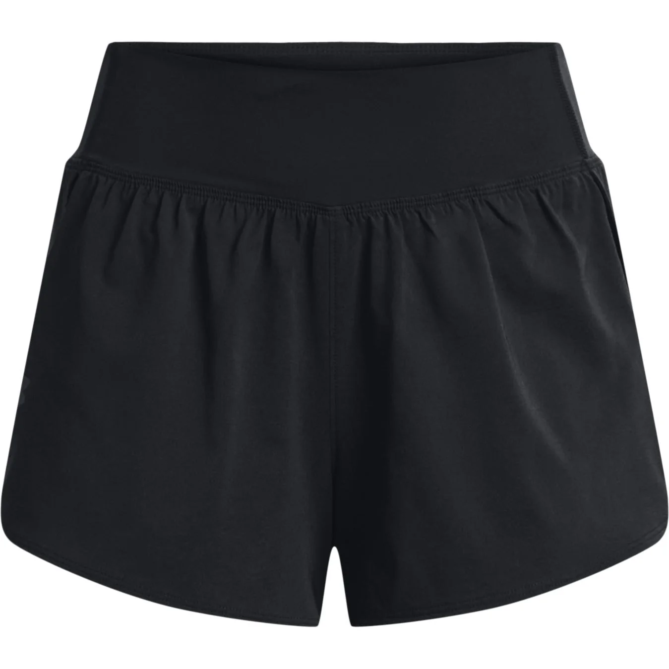 Under Armour Flex Woven 2 In 1 Womens Training Shorts - Black - Image 4