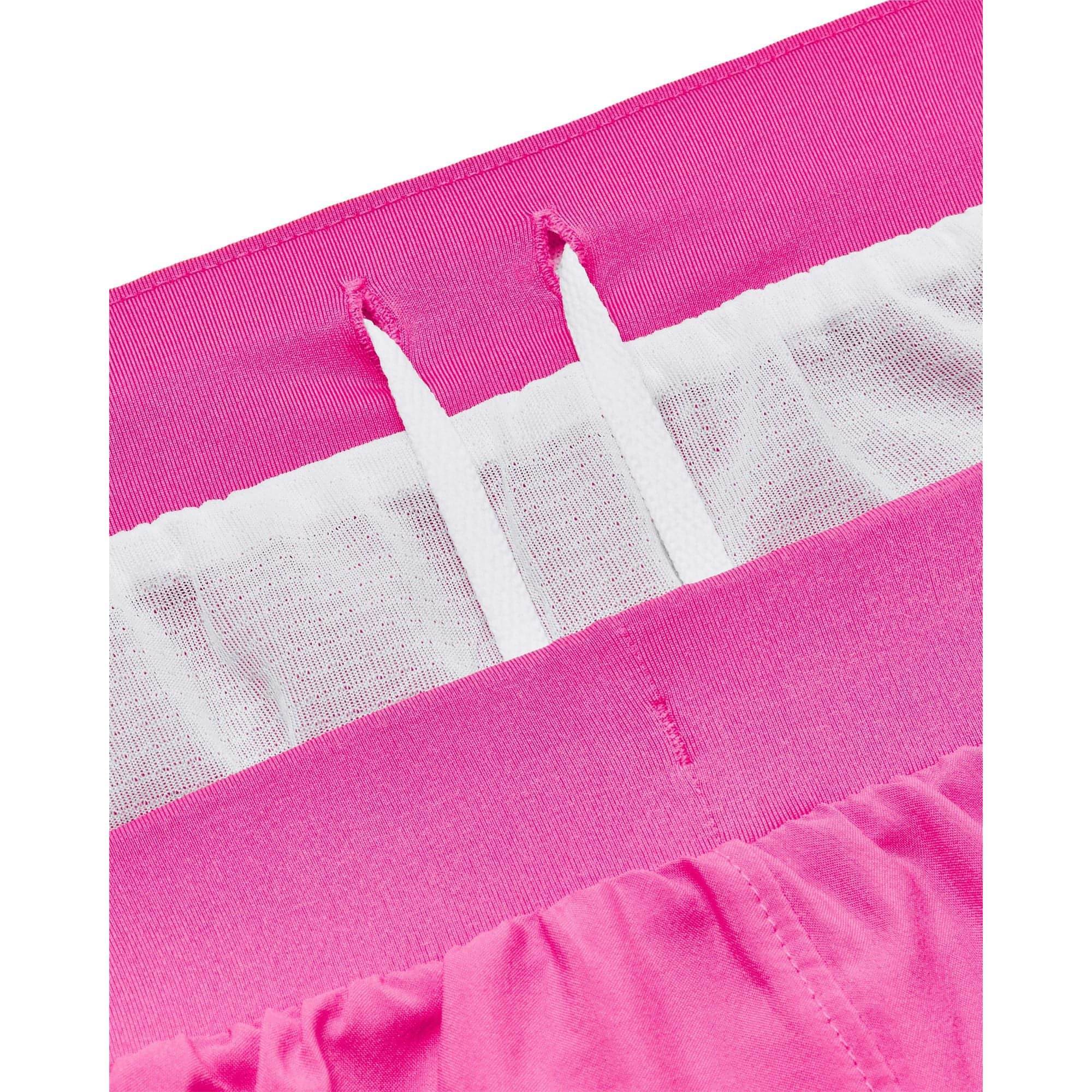 Under Armour Fly By 2.0 Womens Running Shorts - Pink - Image 4